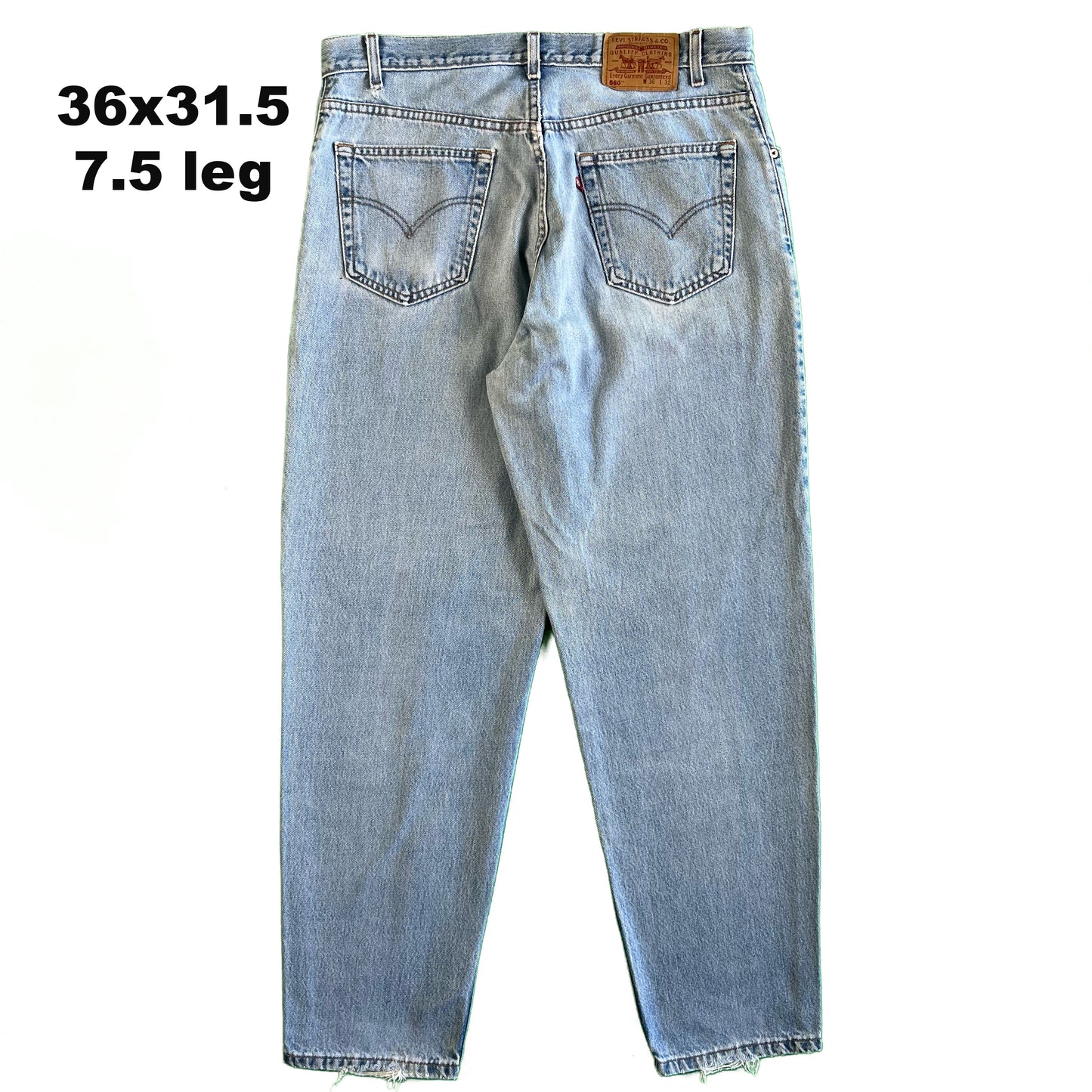 80s/90s Levi's 560s 'Loose Fit' Denim- SELECT PAIR