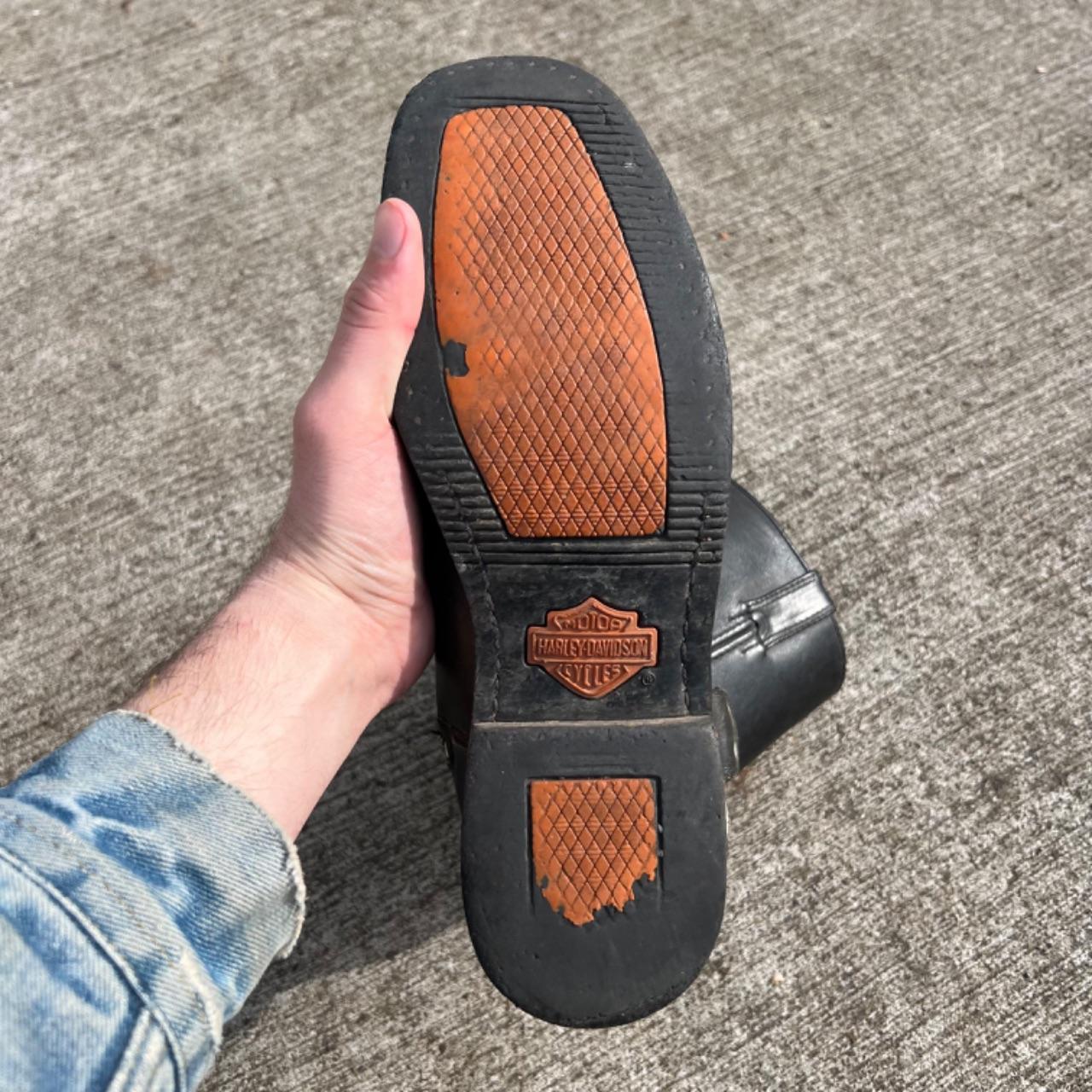 00s Harley Davidson Black Moto Engineer Boots- M's 10, W's 11.5