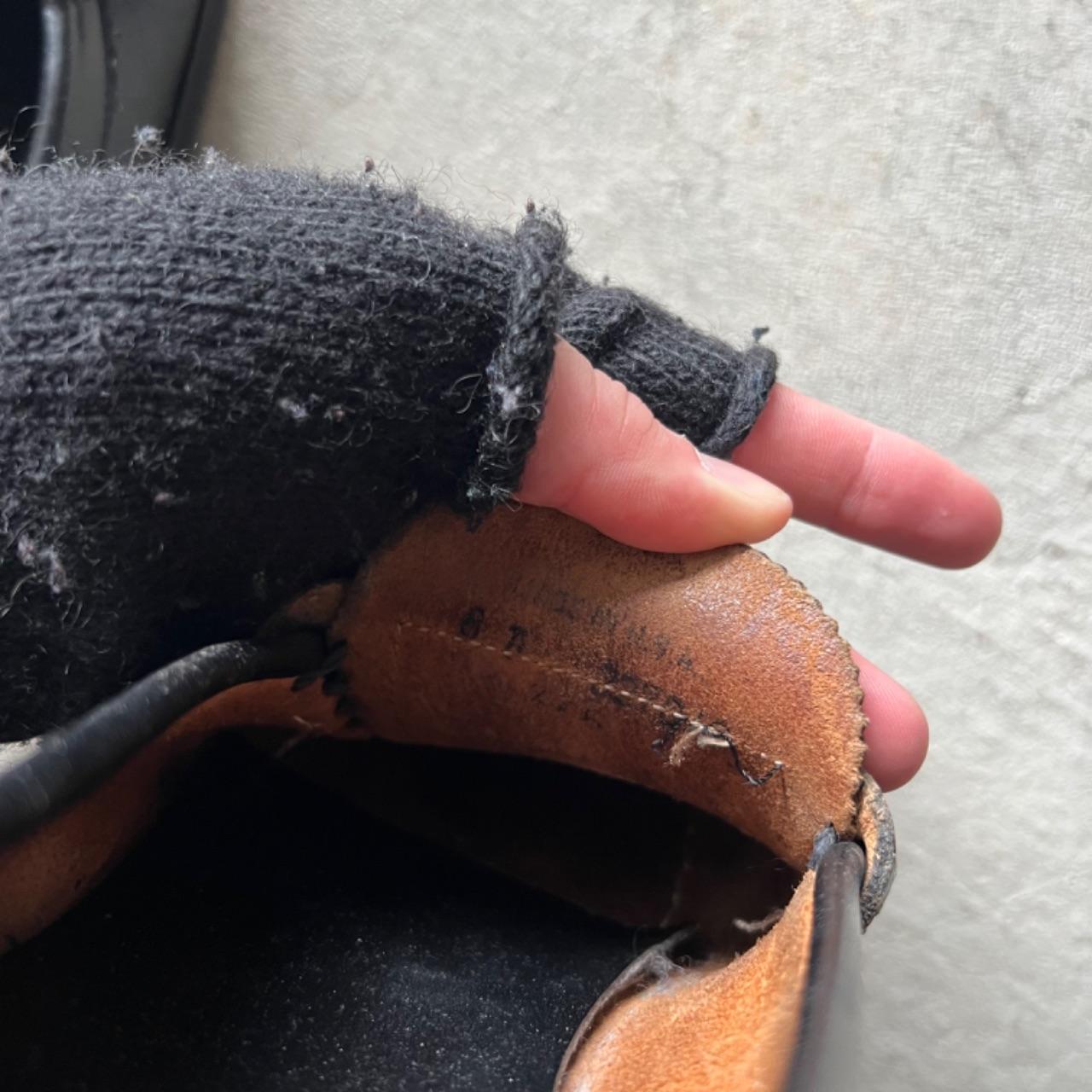 80s Black Leather Penney Loafers- M's 8, W's 9.5