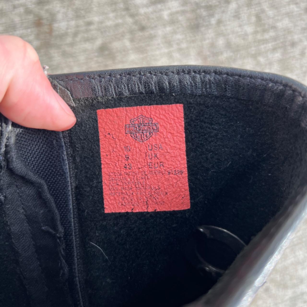 00s Harley Davidson Black Moto Engineer Boots- M's 10, W's 11.5