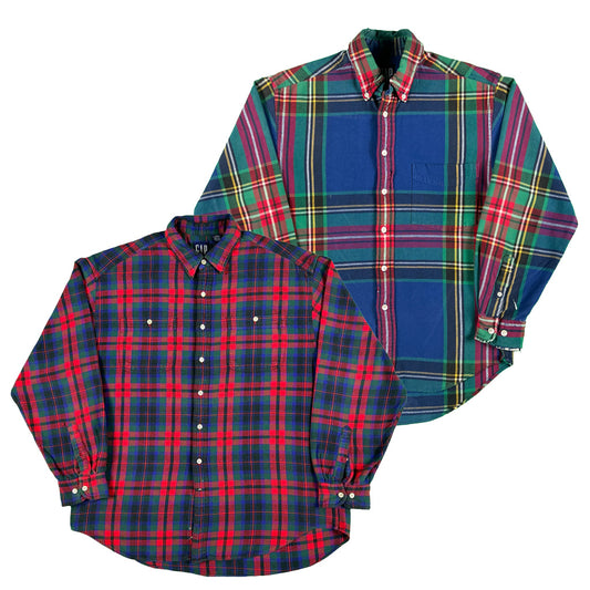 Vintage Gap 100% Cotton Flannel Shirts- SELECT SHIRT