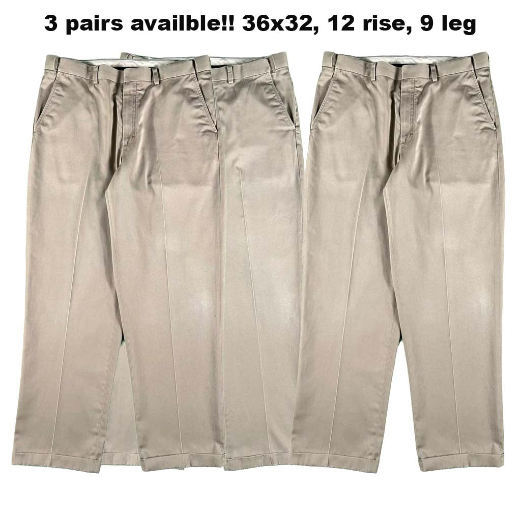 Vintage L.L. Bean Cotton Chino Pants- SELECT PAIR