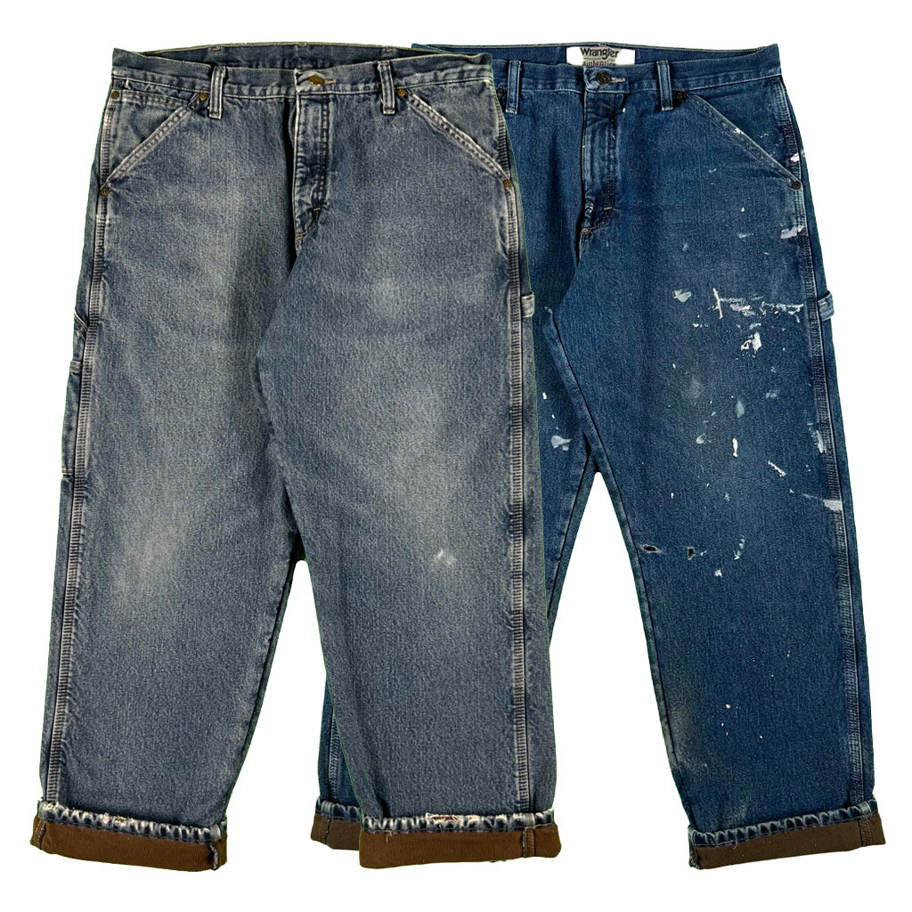 Wrangler Fleece Lined Carpenter Denim- SELECT PAIR