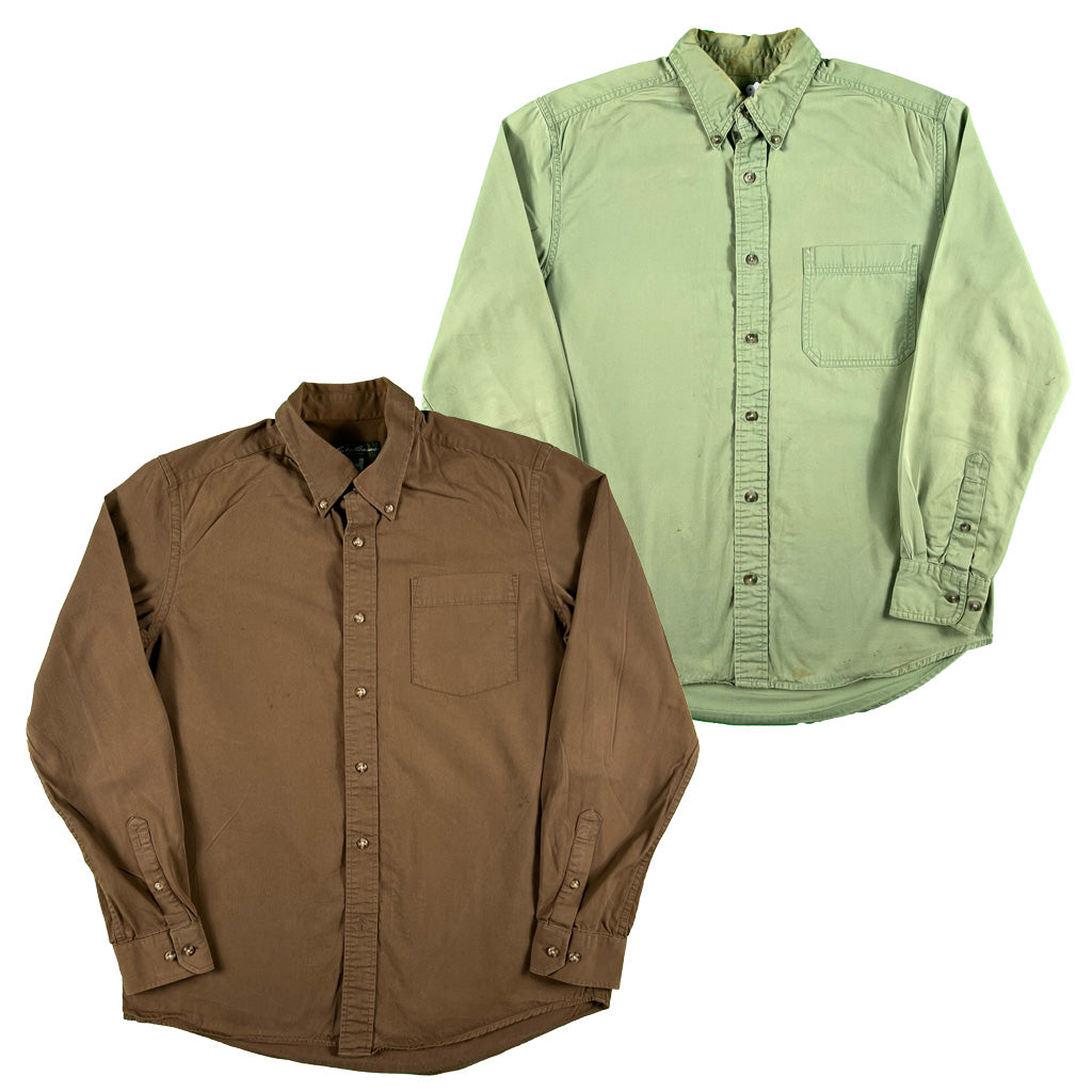 Vintage Eddie Bauer 100% Cotton Button Up Shirts- SELECT SHIRT Plum Garments Vintage Eddie Bauer 100% Cotton Button Up Shirts- SELECT SHIRT Plum Garments
