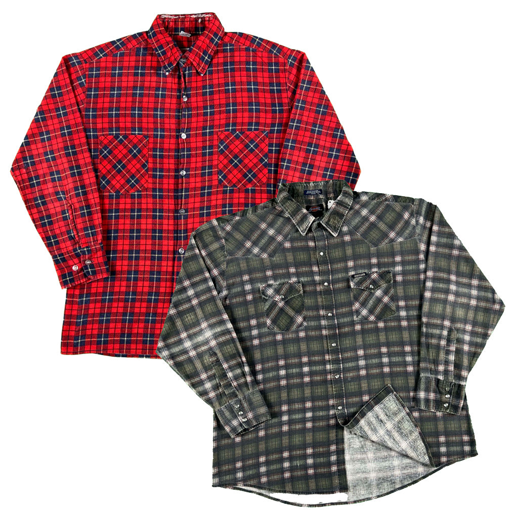 Vintage Dickies Printed Flannel Shirts- SELECT SHIRT