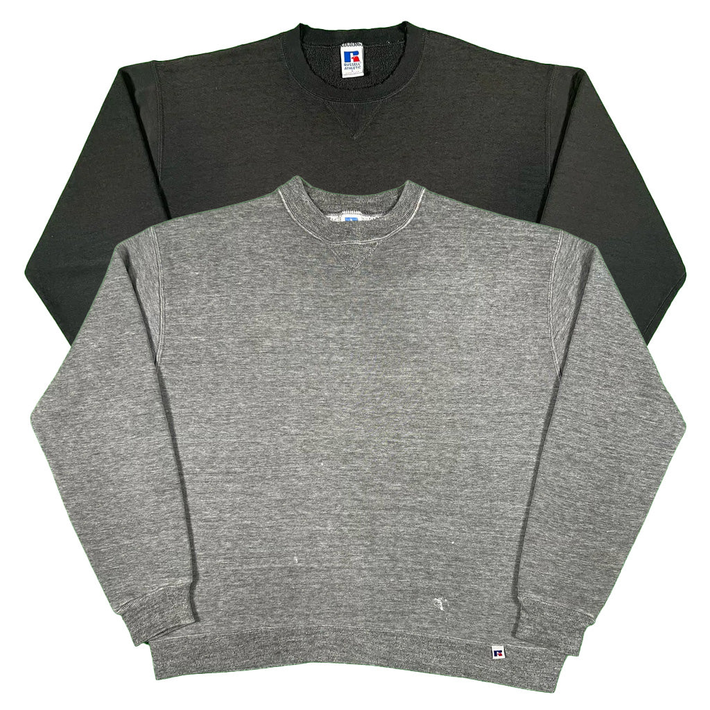 Vintage Blank Black & Grey Sweatshirt Combo- SELECT SIZE