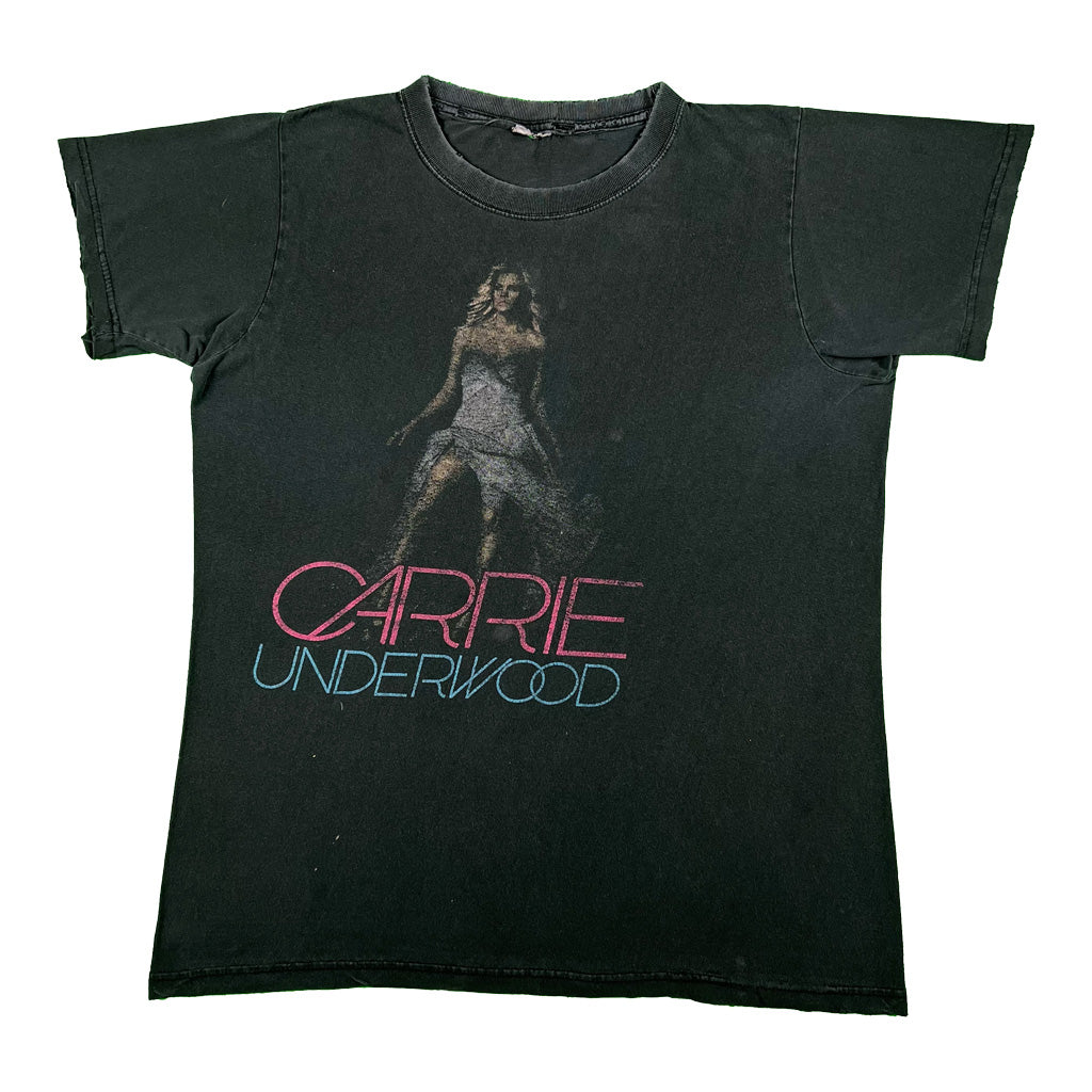 Sun Faded Black Carrie Underwood Tee- L