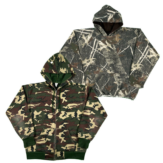 Vintage Blank Camo Hoodies- SELECT SWEAT