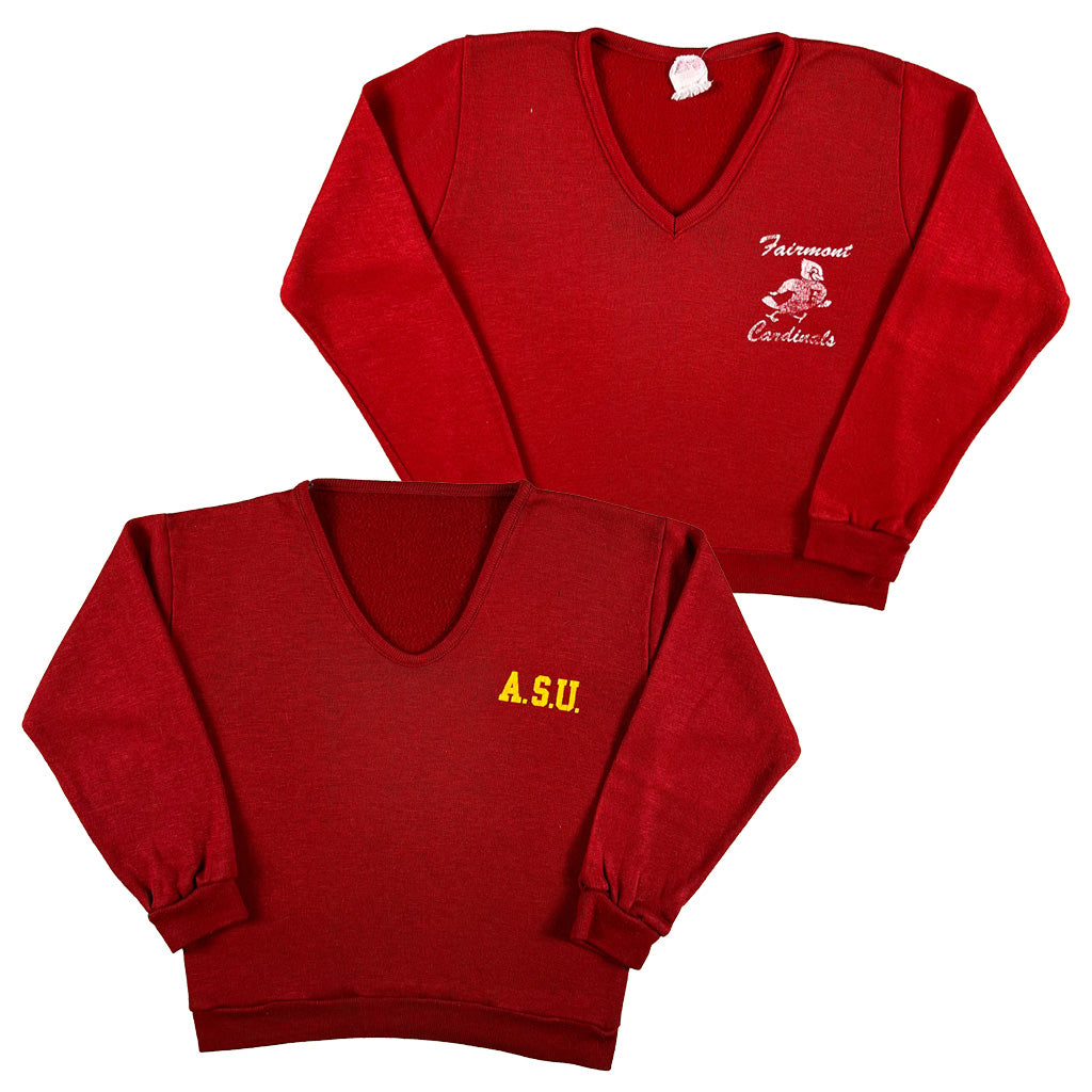 60s/70s Collegiate V Neck Knits- SELECT SWEATER