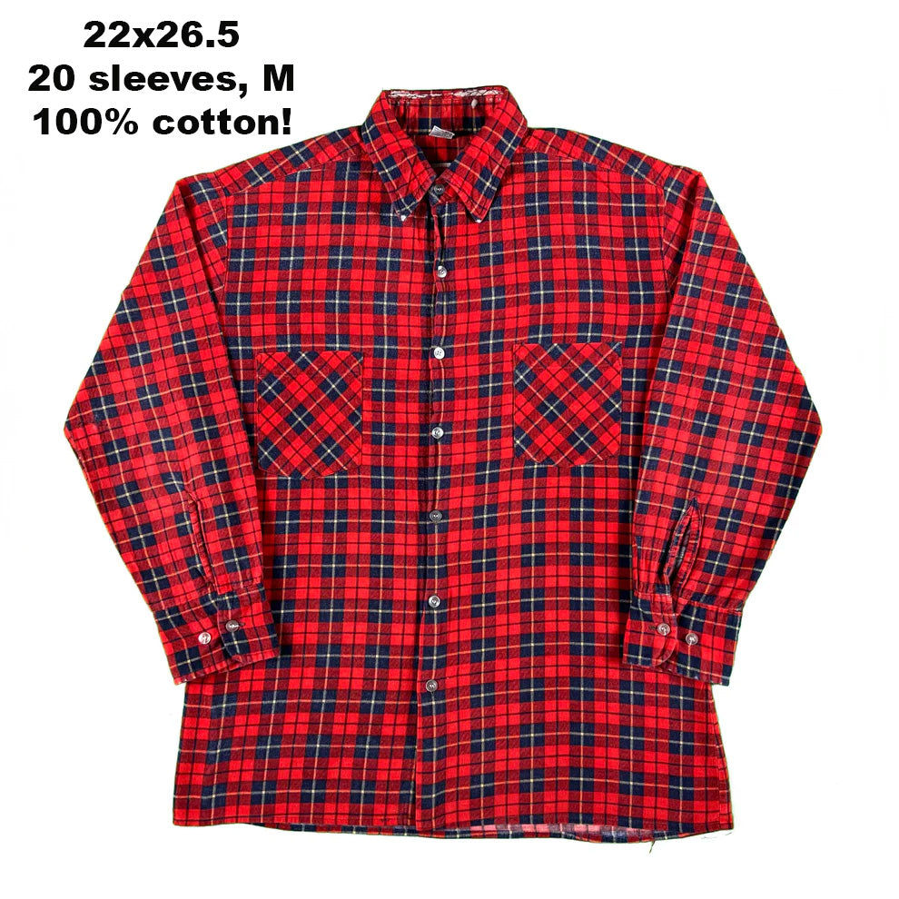 Vintage Dickies Printed Flannel Shirts- SELECT SHIRT