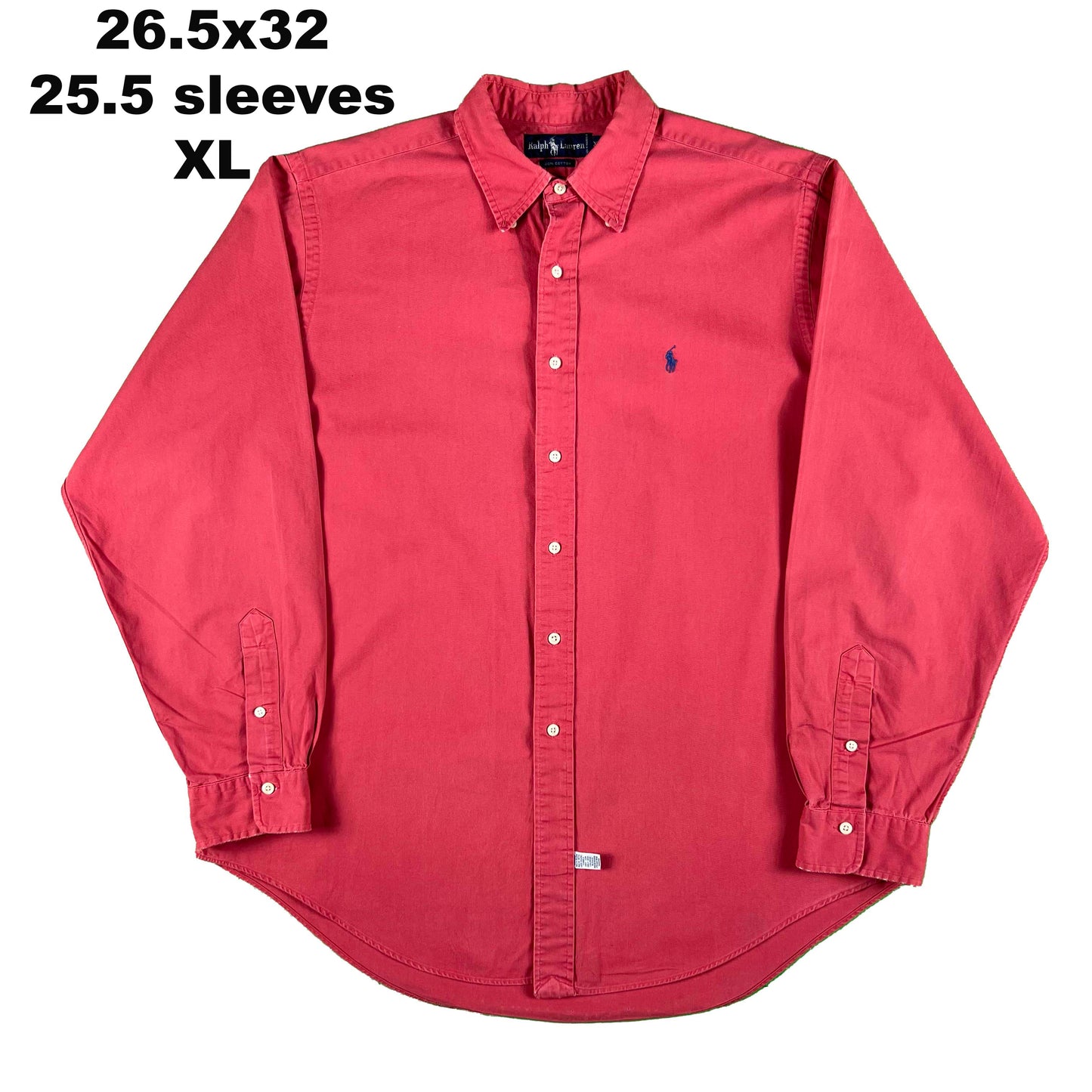 Vintage Ralph Lauren 100% Cotton Button Up Shirts- SELECT SHIRT