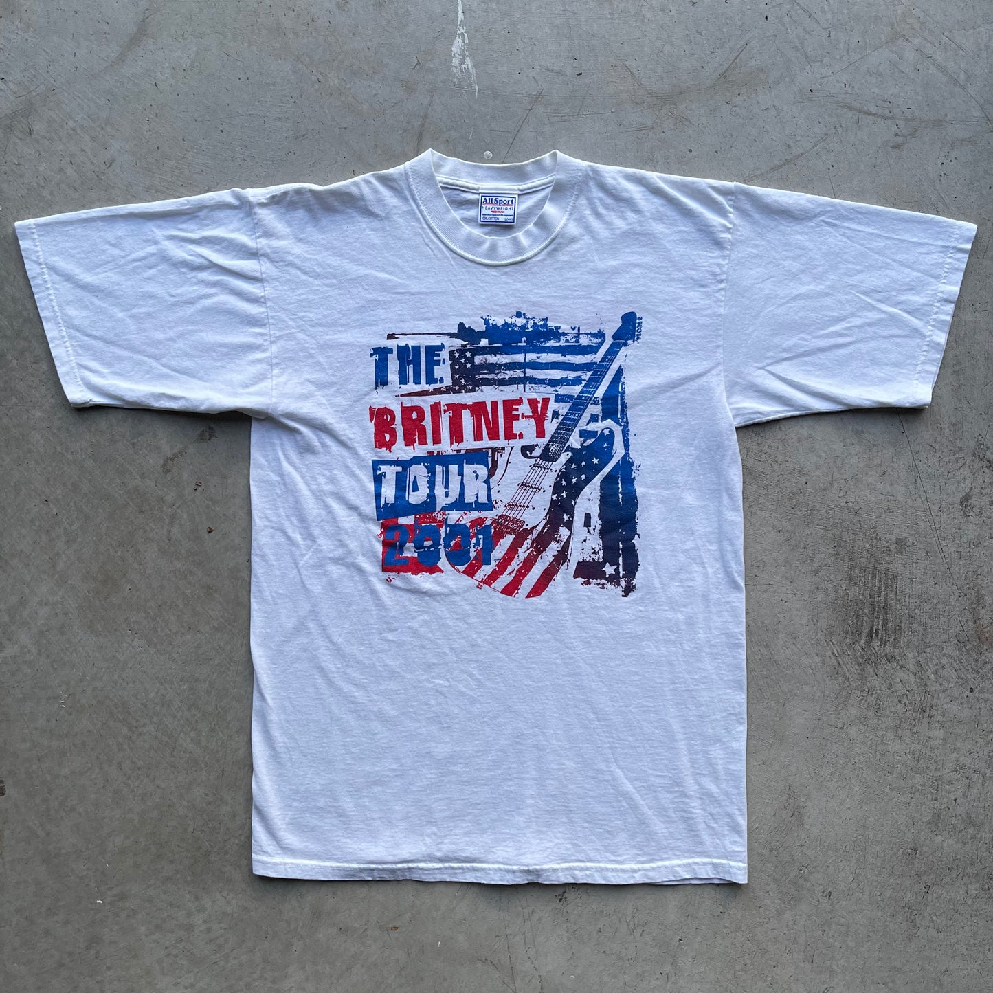 2001 Britney Spears Tour Tee- L