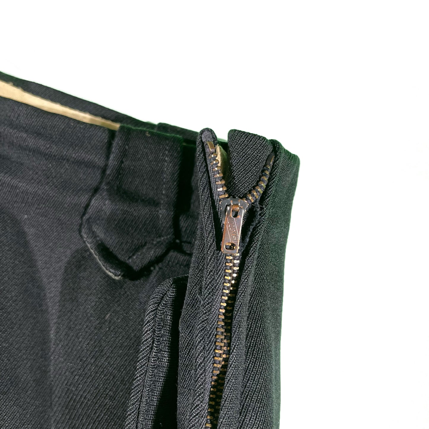 50s H Bar C Side Zip Wool Gabardine Western Pants- 34x28.5