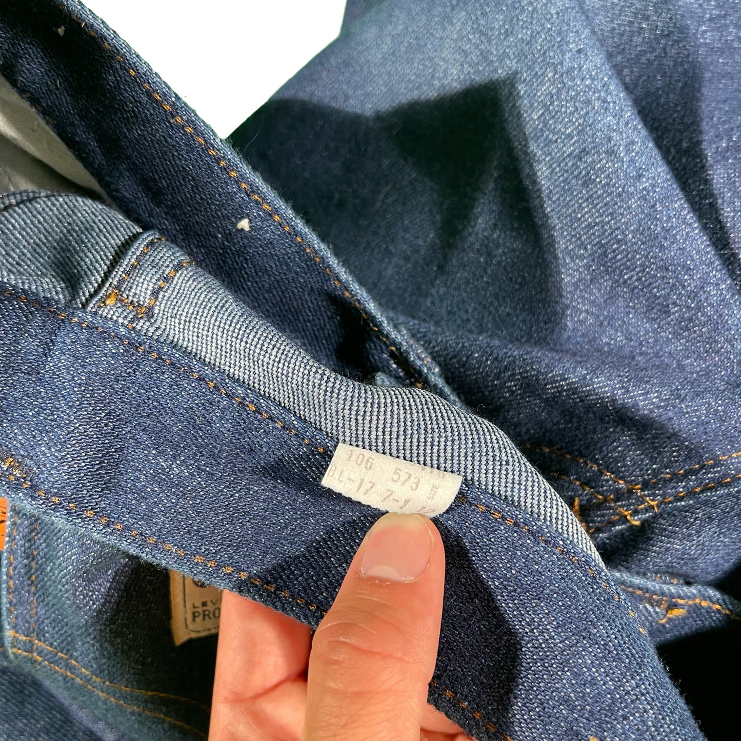 80s Chopped Levi's Prospector Denim- 27x27