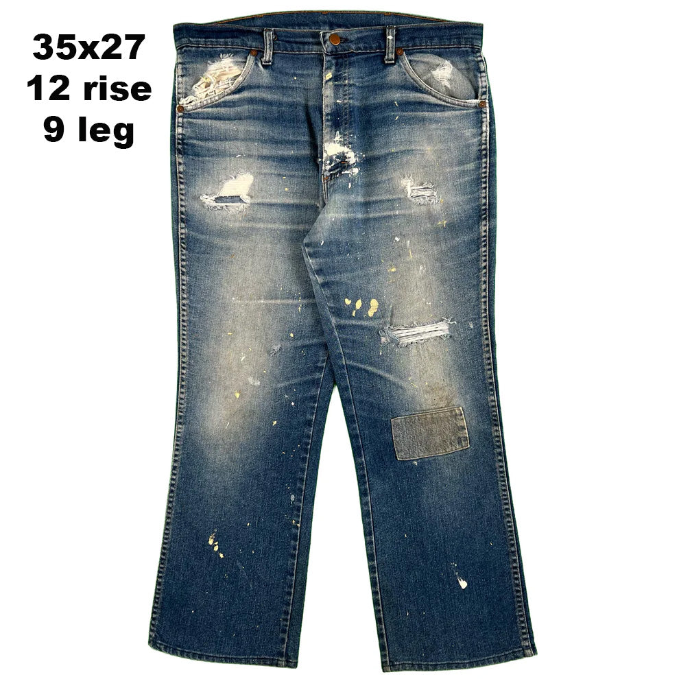 80s/90s Zip and Tote Painter's Denim Combo