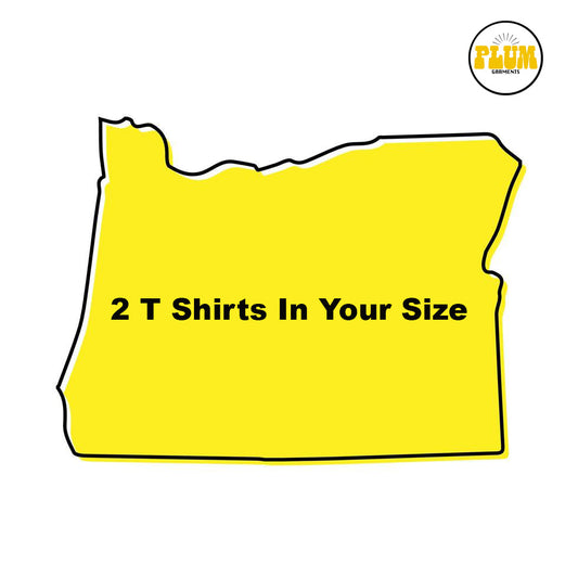 Vintage Oregon T-Shirt 2 Packs- SELECT SIZE