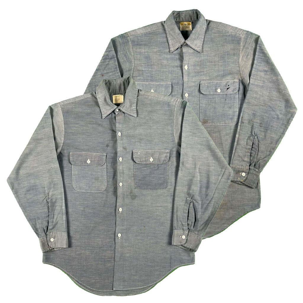 60s/70s Big Mac Chambray Shirts- SELECT SHIRT