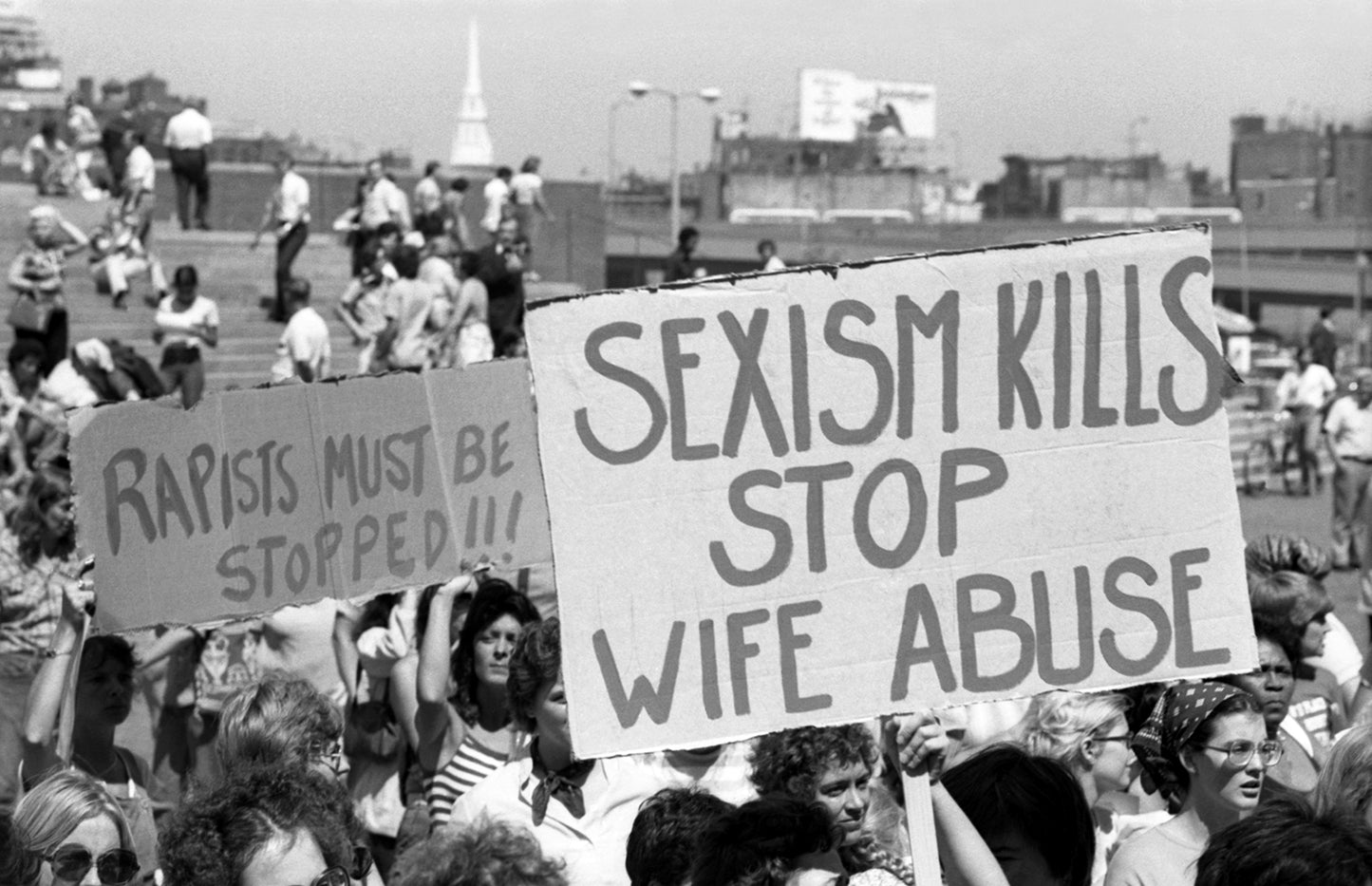 1975 Women Against Violence Against Women Pin