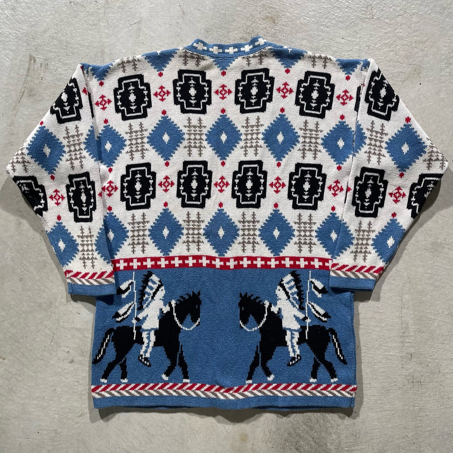 70s Western Cardigan- L