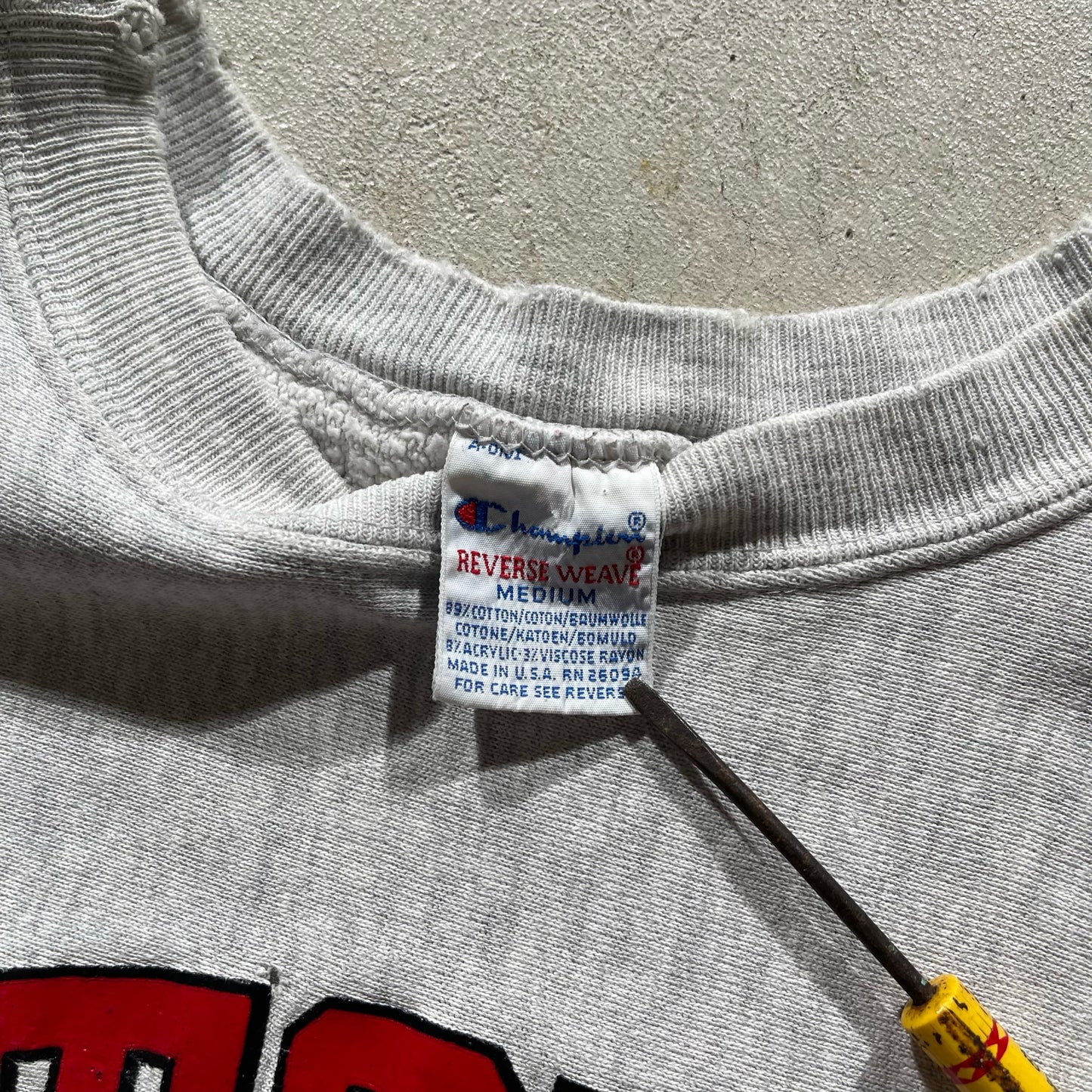 90s Rutgers Champion Reverse Weave- M