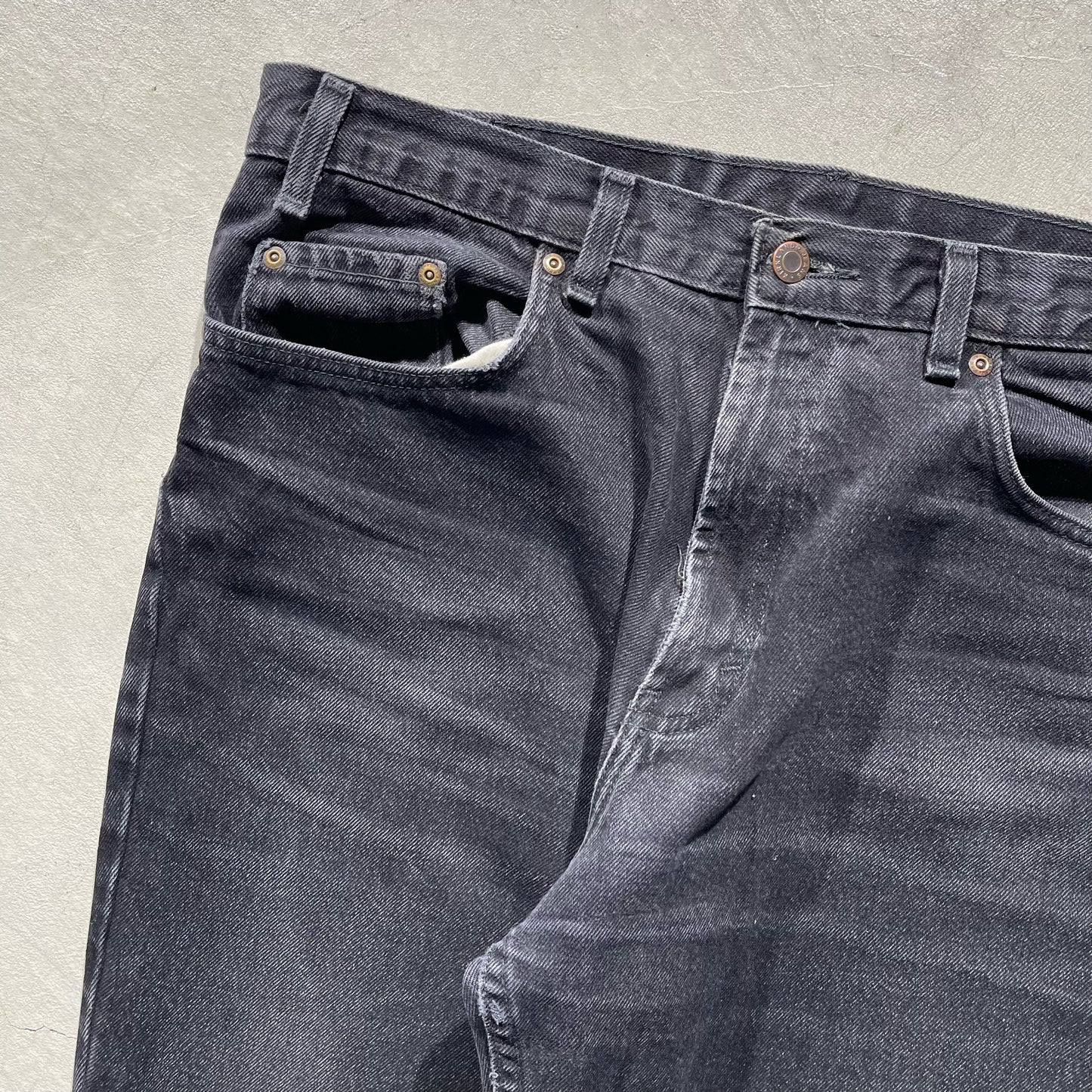 00s Faded Black Denim- 37