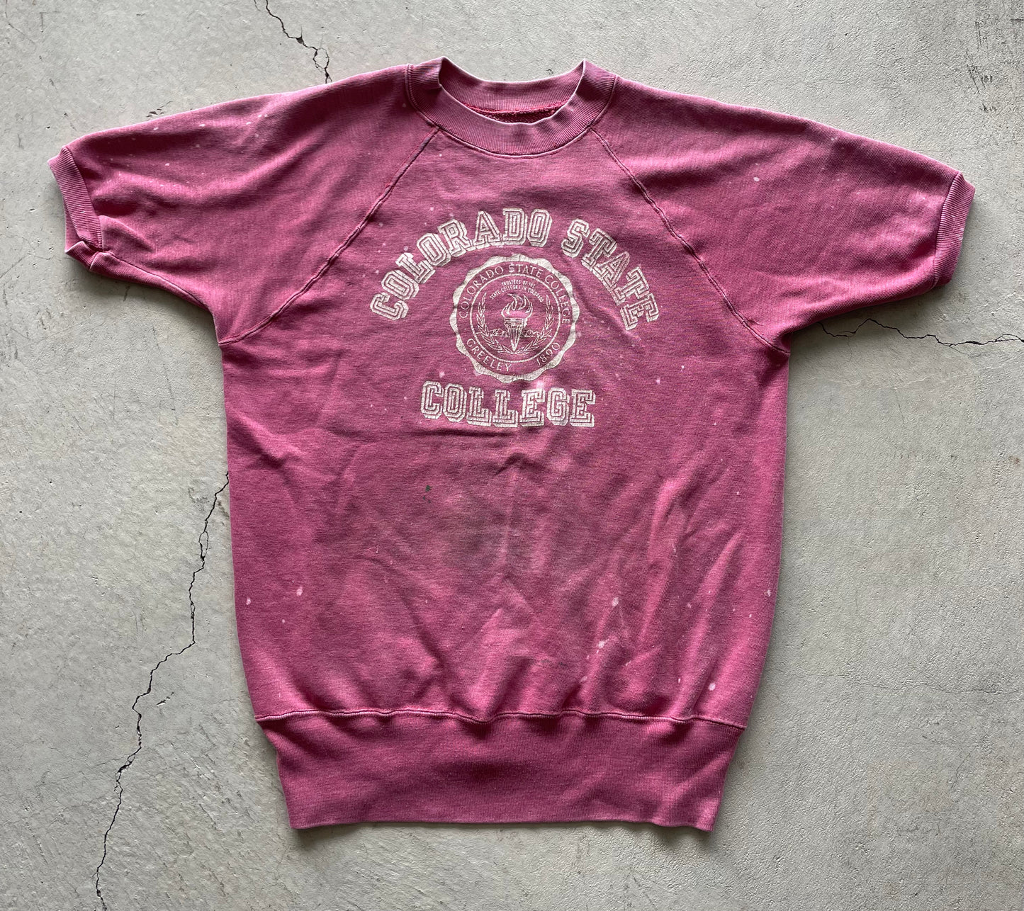 60s Short Sleeve Sweatshirt- L