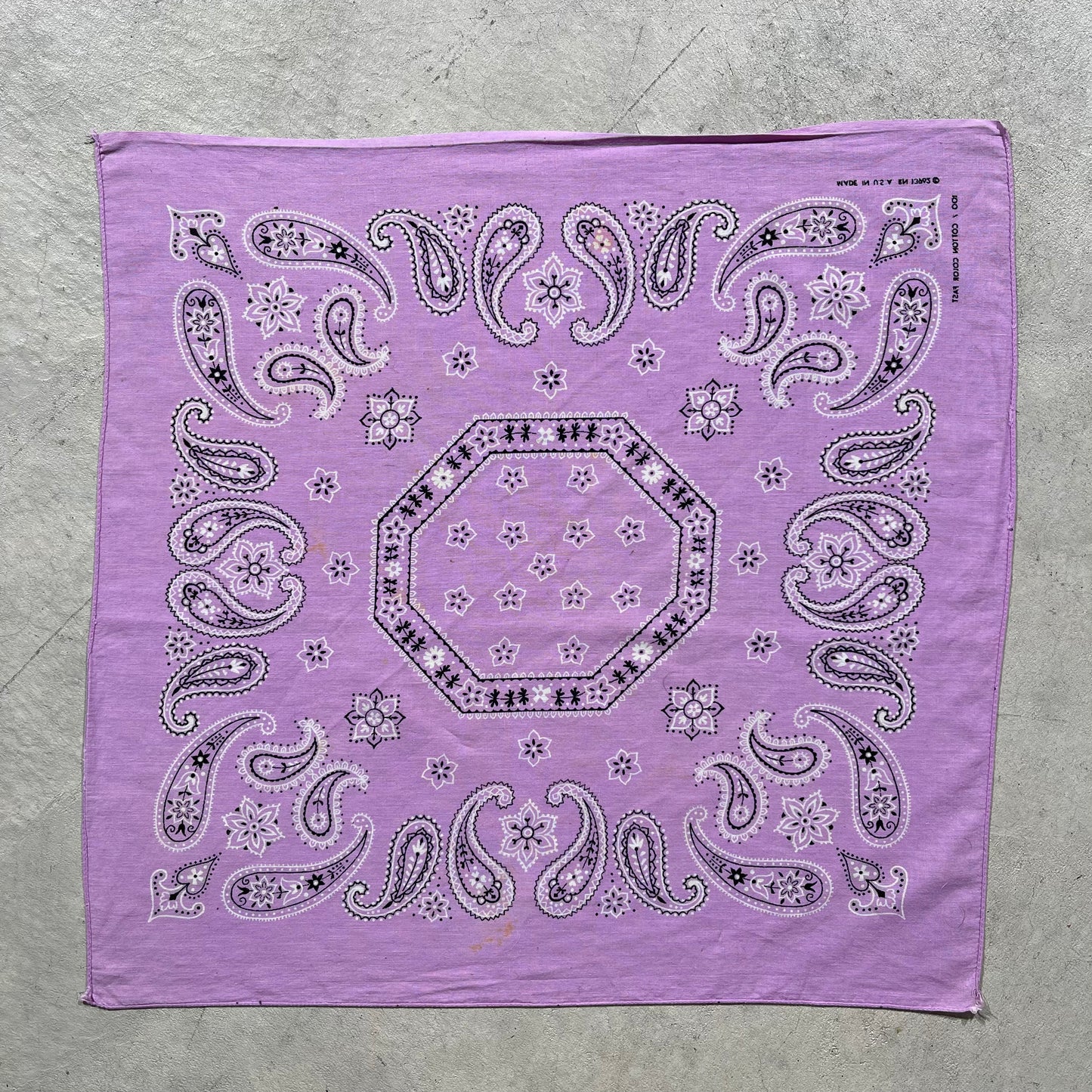 80s Lilac Purple Bandana