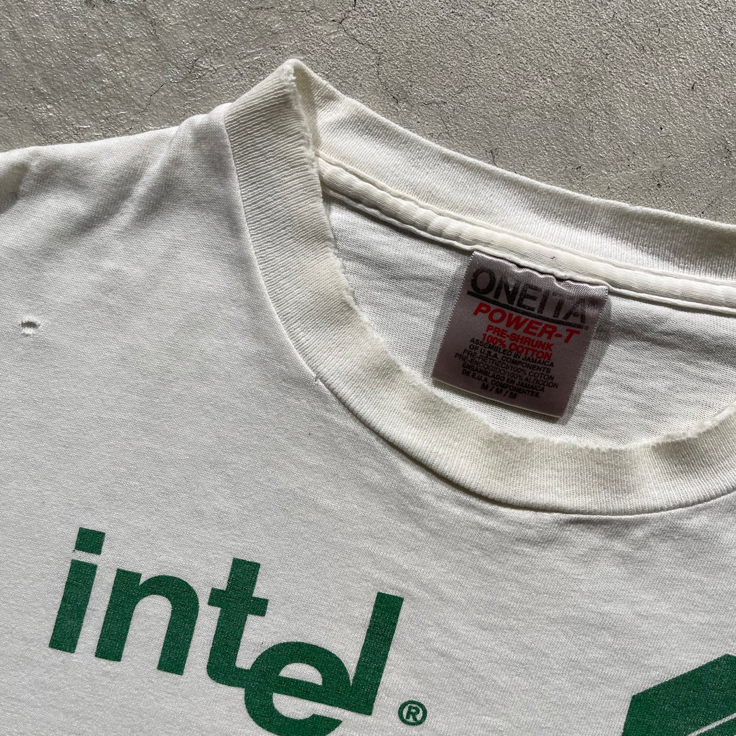 90s Intel Recycling Tee- M