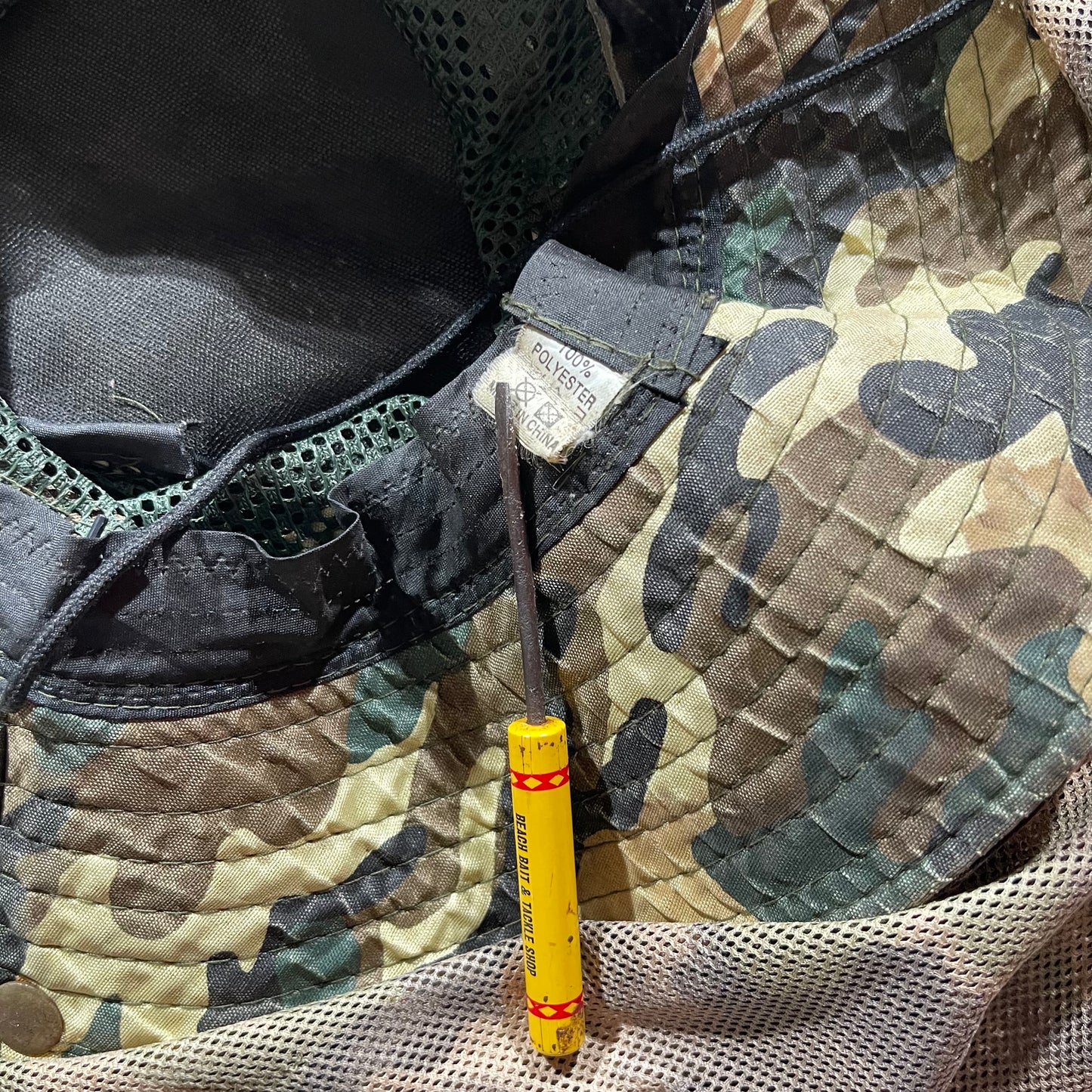 90s Camo Bush Hat- One Size