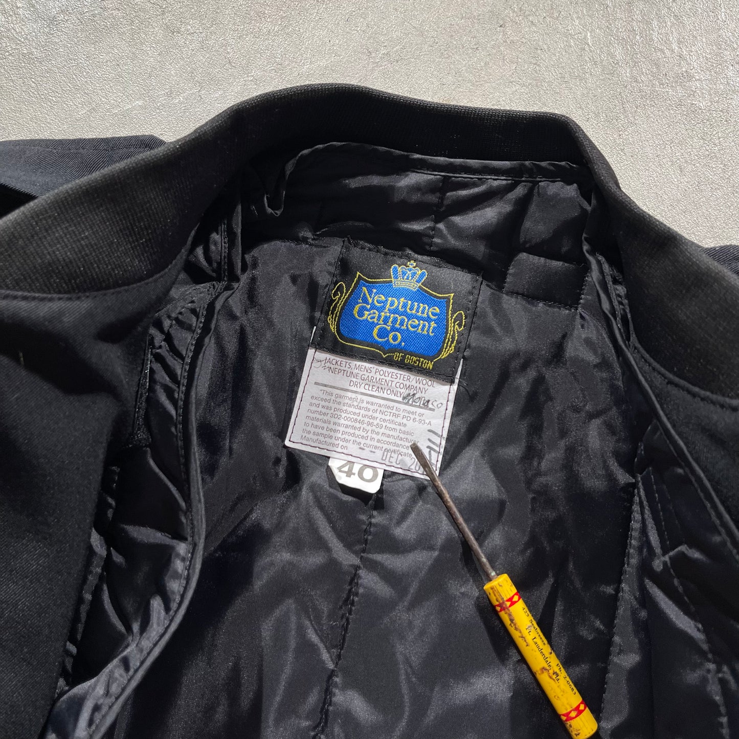 Dark Navy 2-in-1 Officers Jacket- M