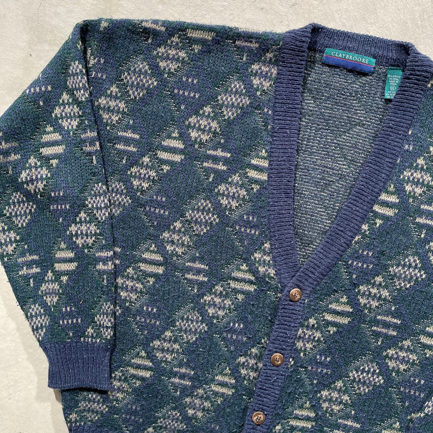 90s Claybrooke Cardigan- XL