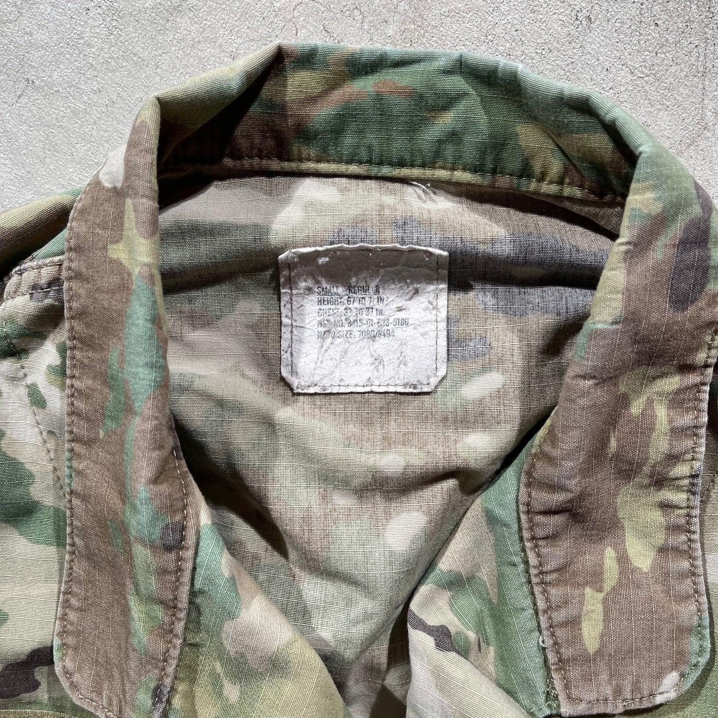 00s Army Camo Ripstop Zip Up Jacket- M