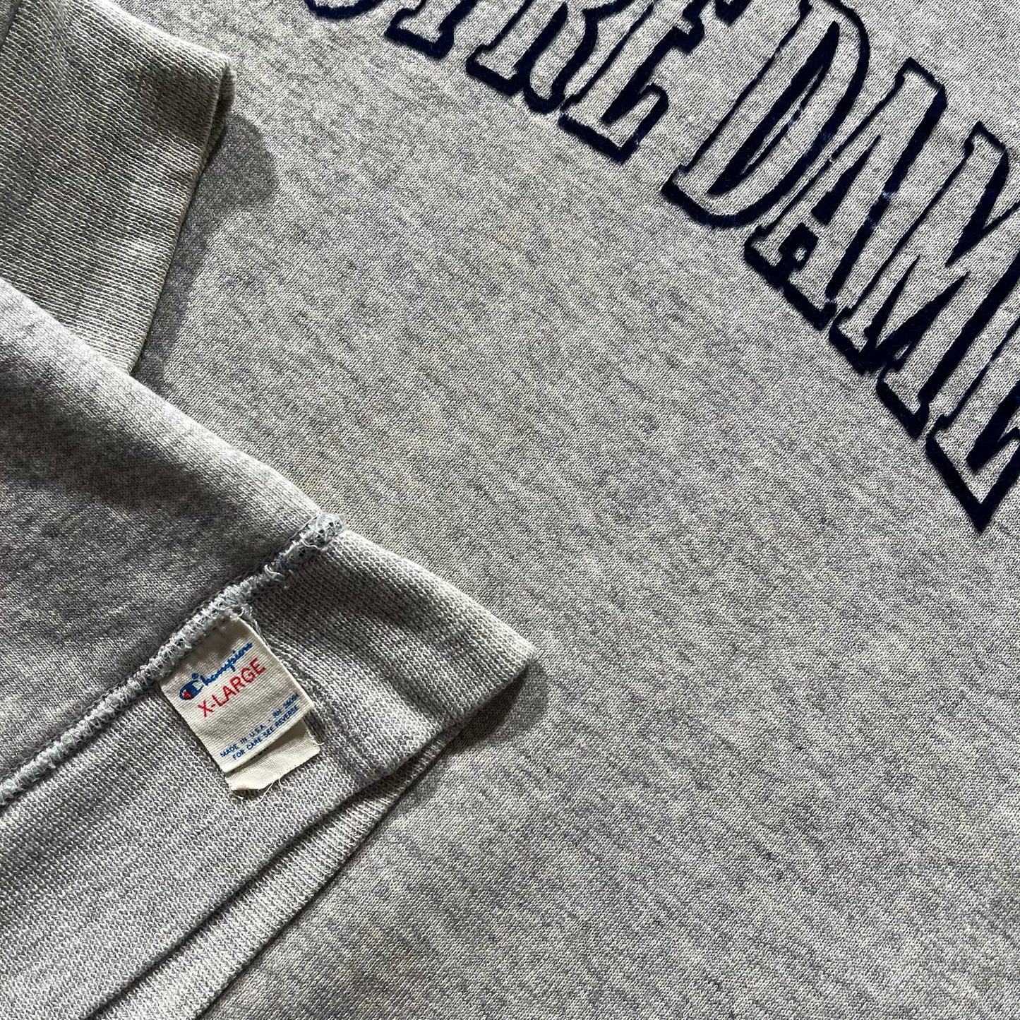 80s Champion Notre Dame Reversible Sweatshirt- M