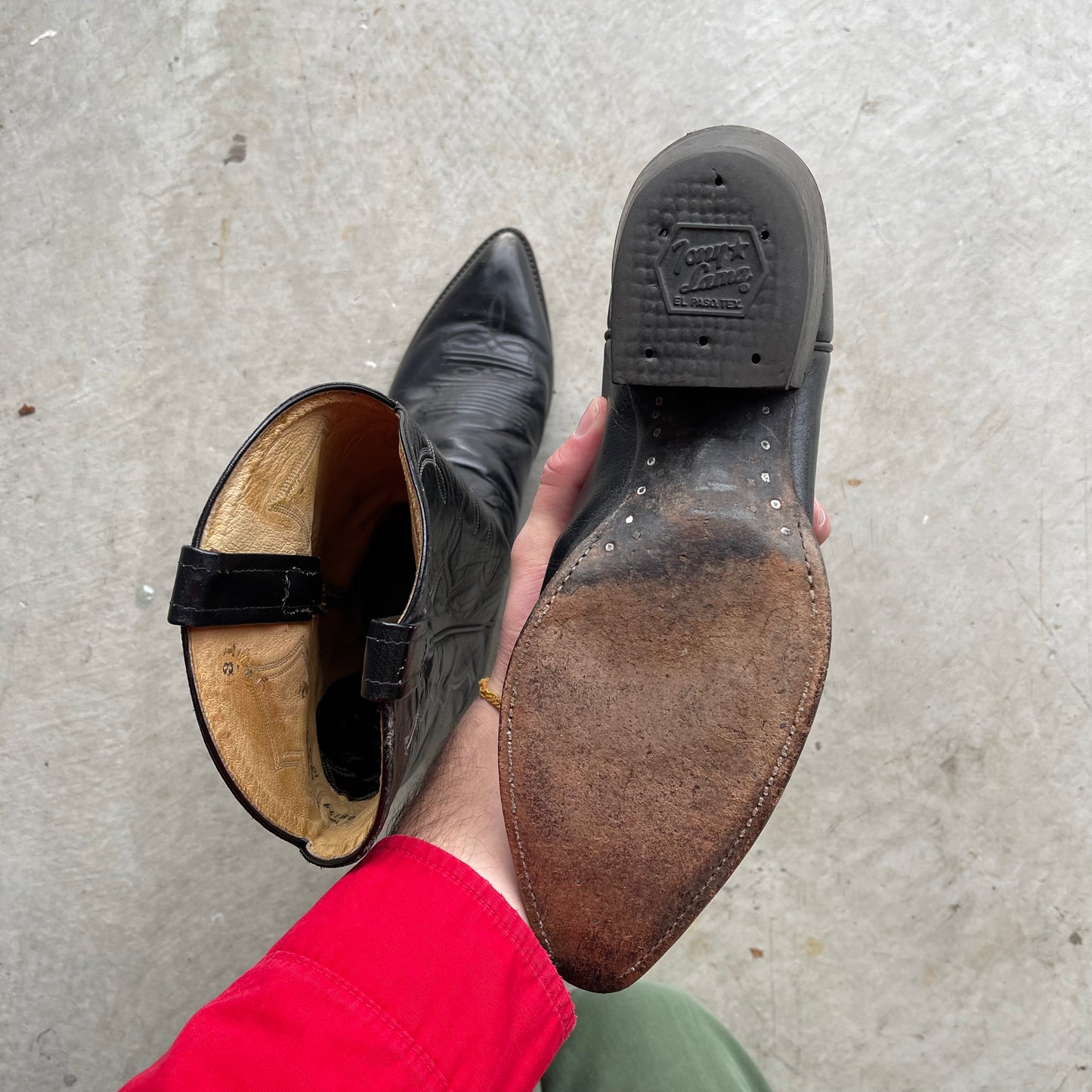 90s Tony Llama Cowboy Boots- 10