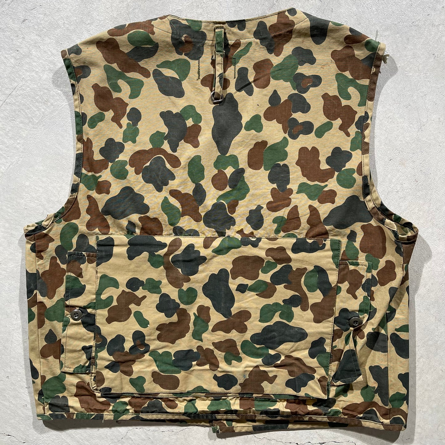 60s Saftbax Duck Camo Utilty Vest-XL