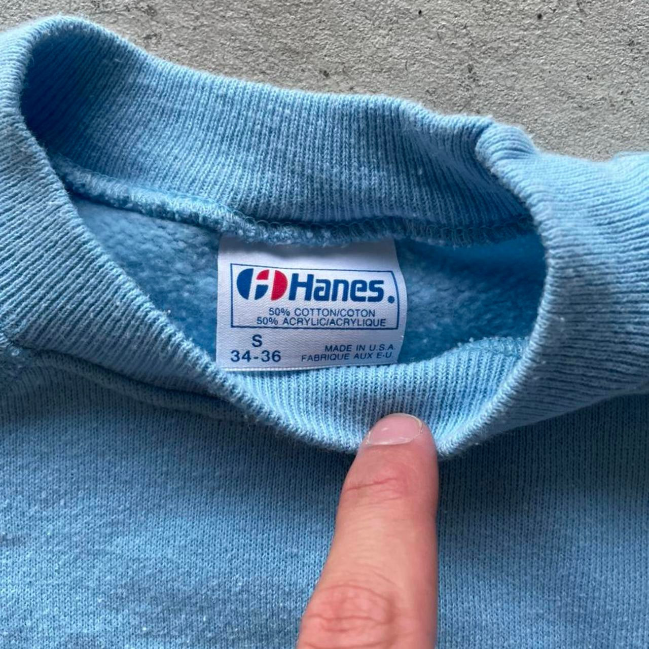 80s Baby Blue Sweatshirt- S