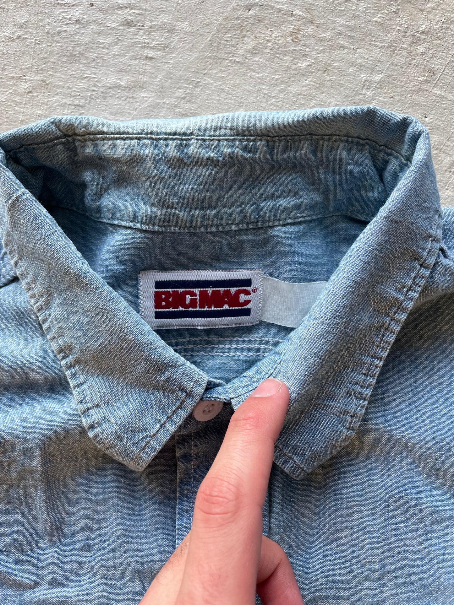 70s Big Mac Denim Shirt- XL