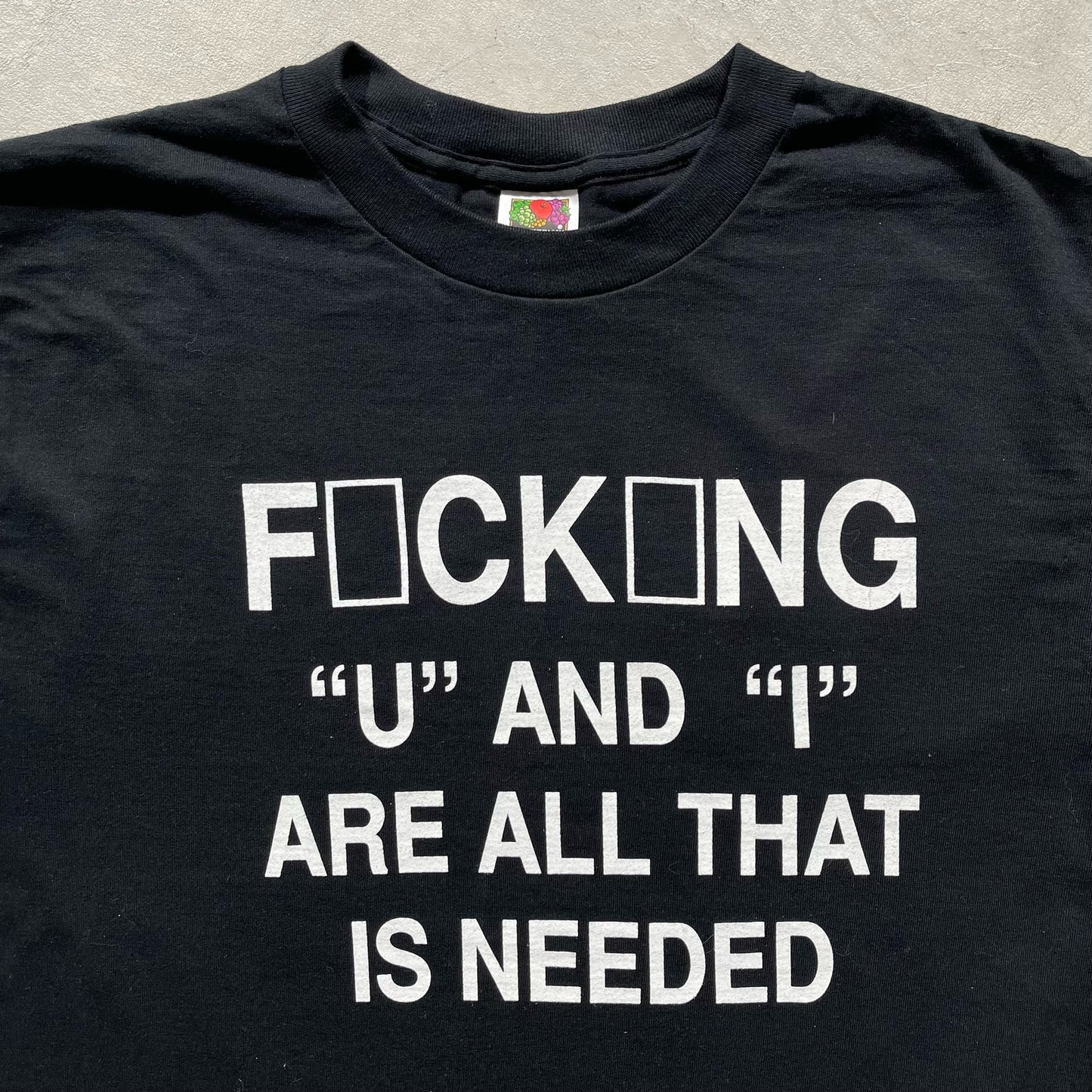 90s U and I Tee- L