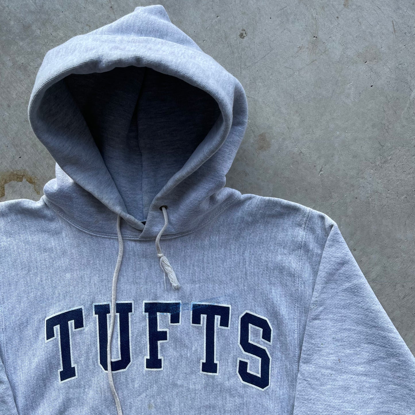 90s Tufts Champion Reverse Weave Hoodie- M