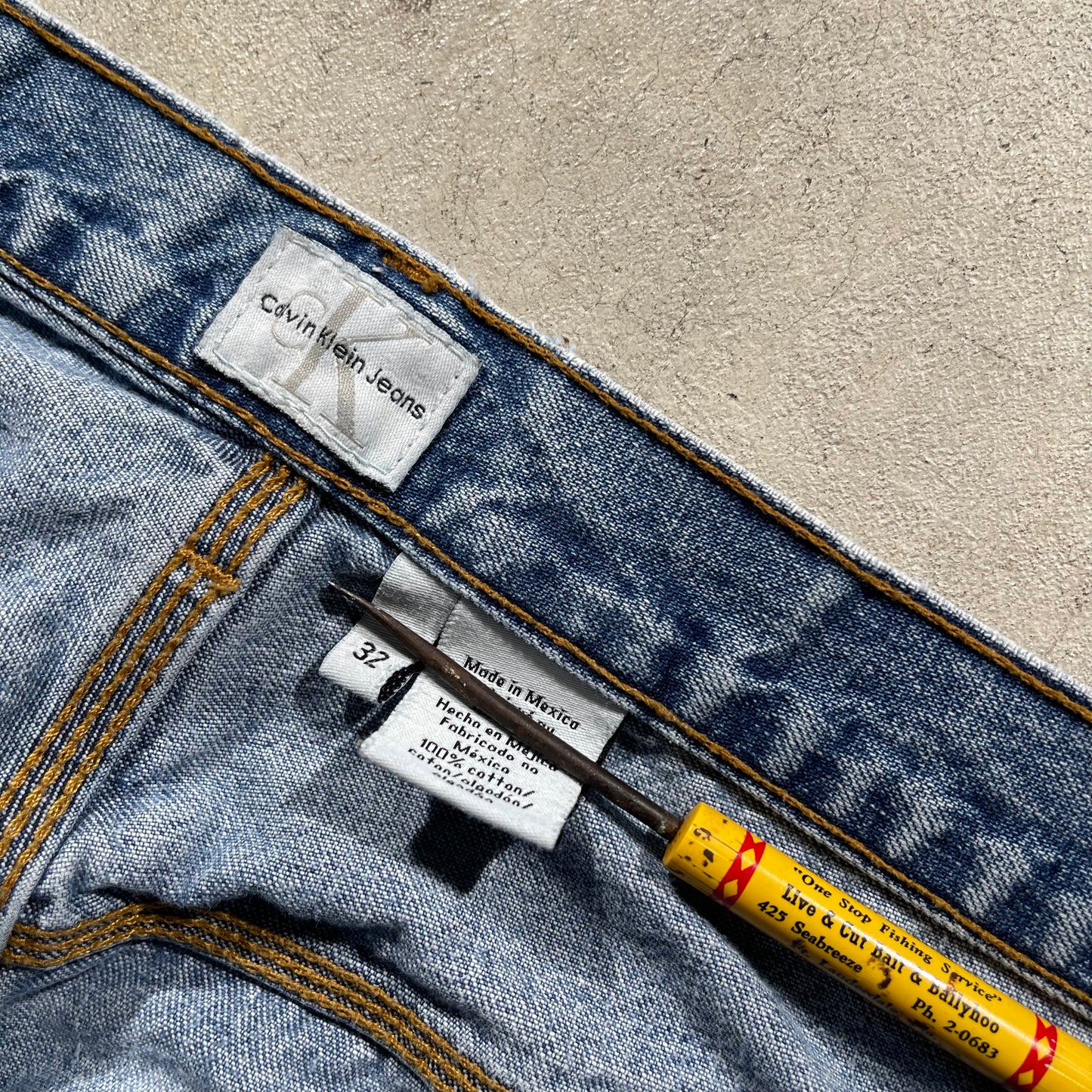 00s Baggy Calvin Klein Carpenter Jeans- 32