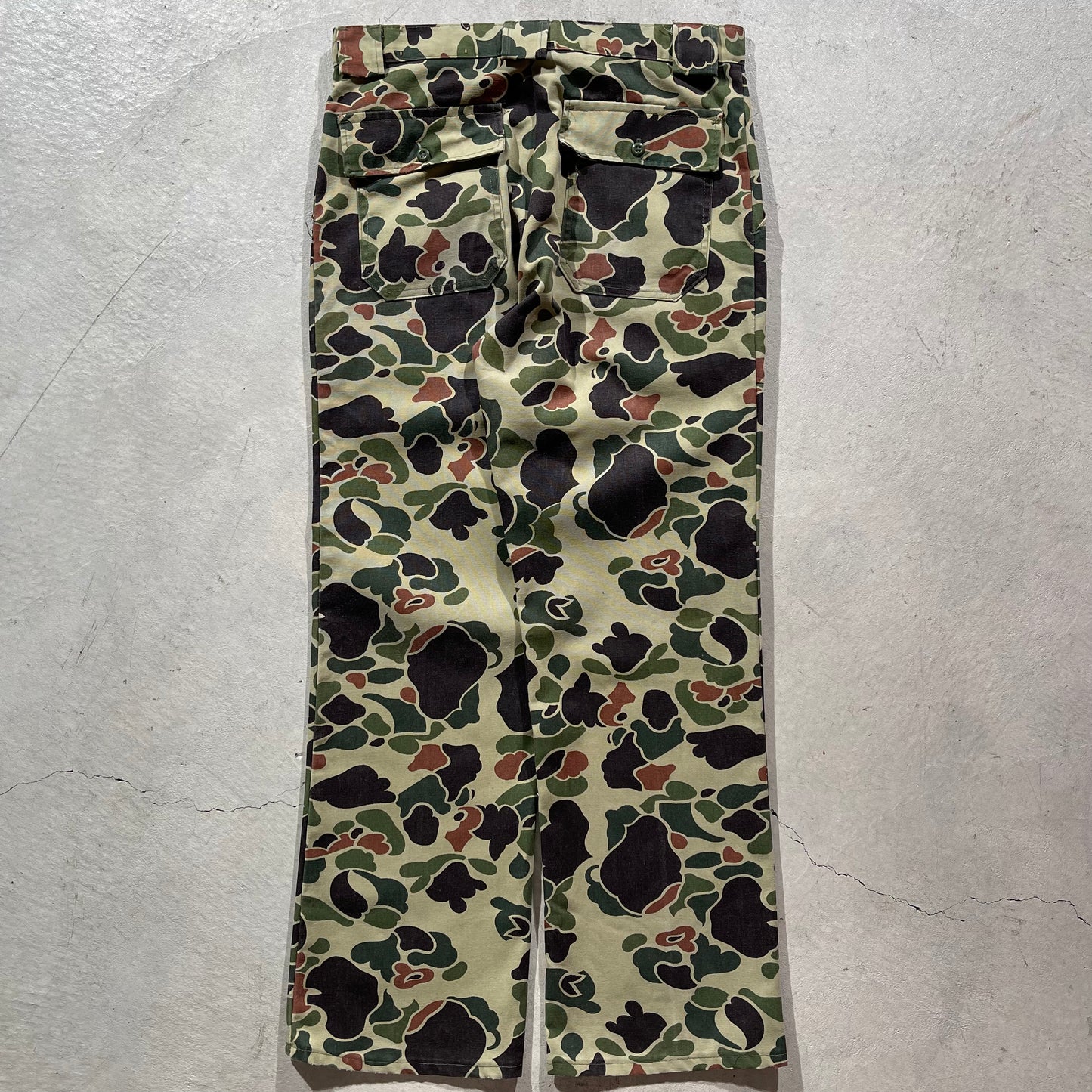 80s Wall's Duck Camo Bush Pants- 34