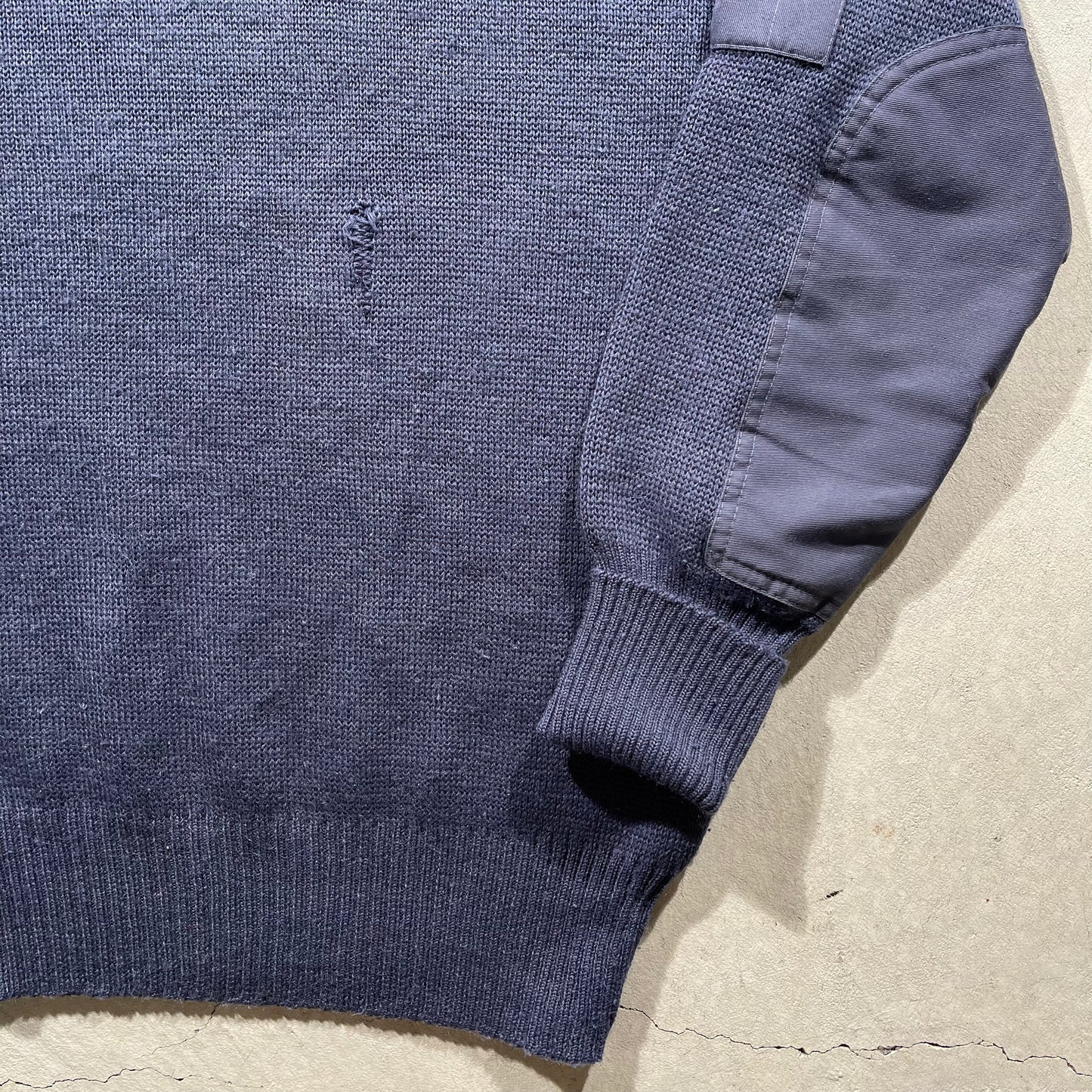 90s Utility Military Sweater- L
