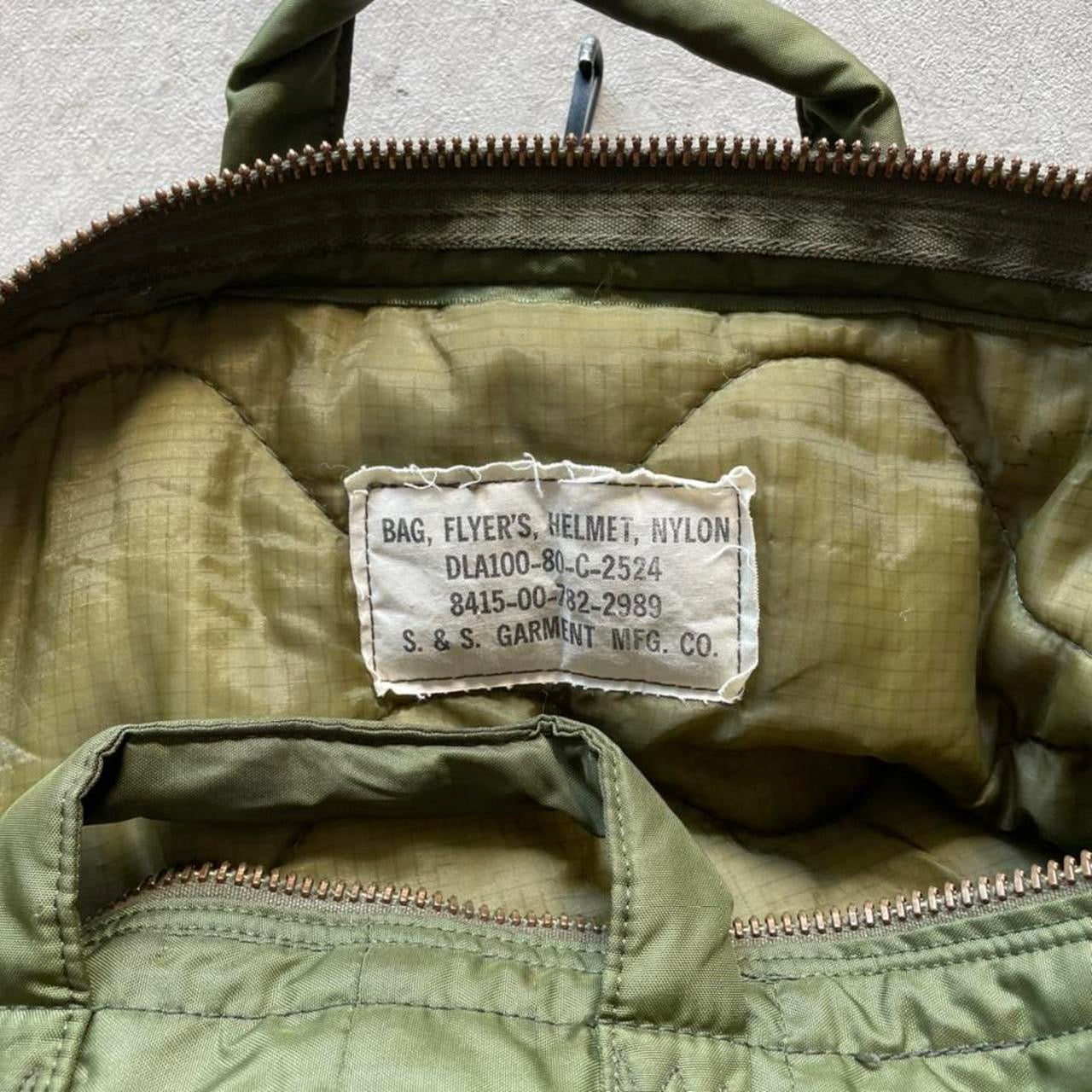 80s Army Helmet Bag- OS