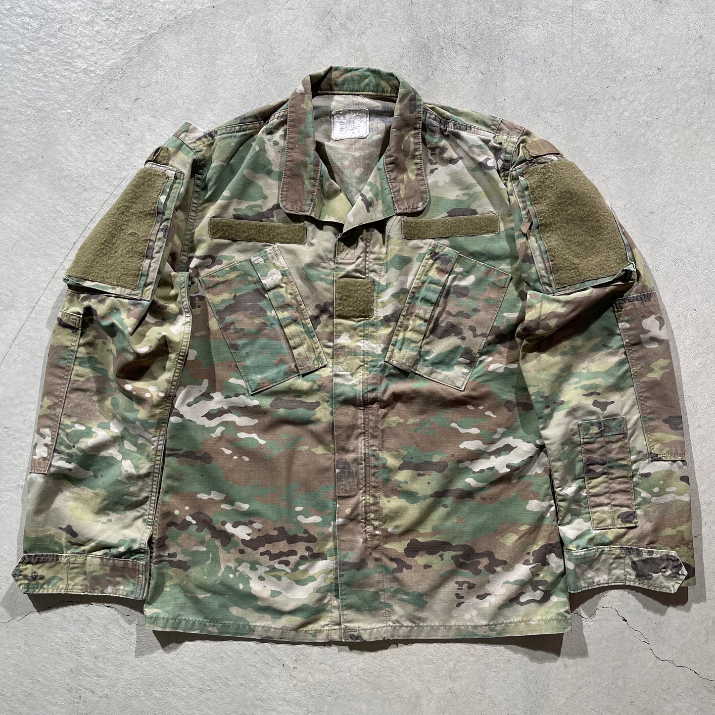 00s Army Camo Ripstop Zip Up Jacket- M