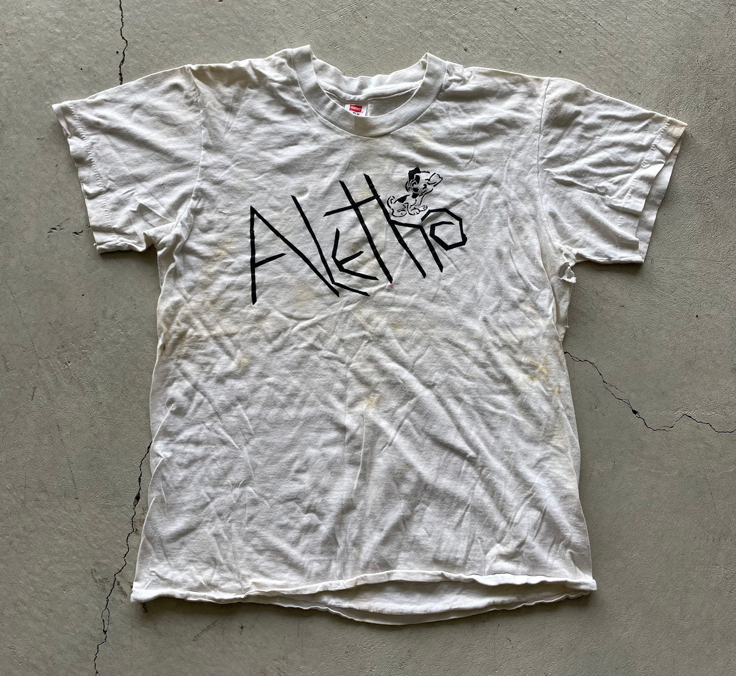 70s Thrashed Hanes Tee- S