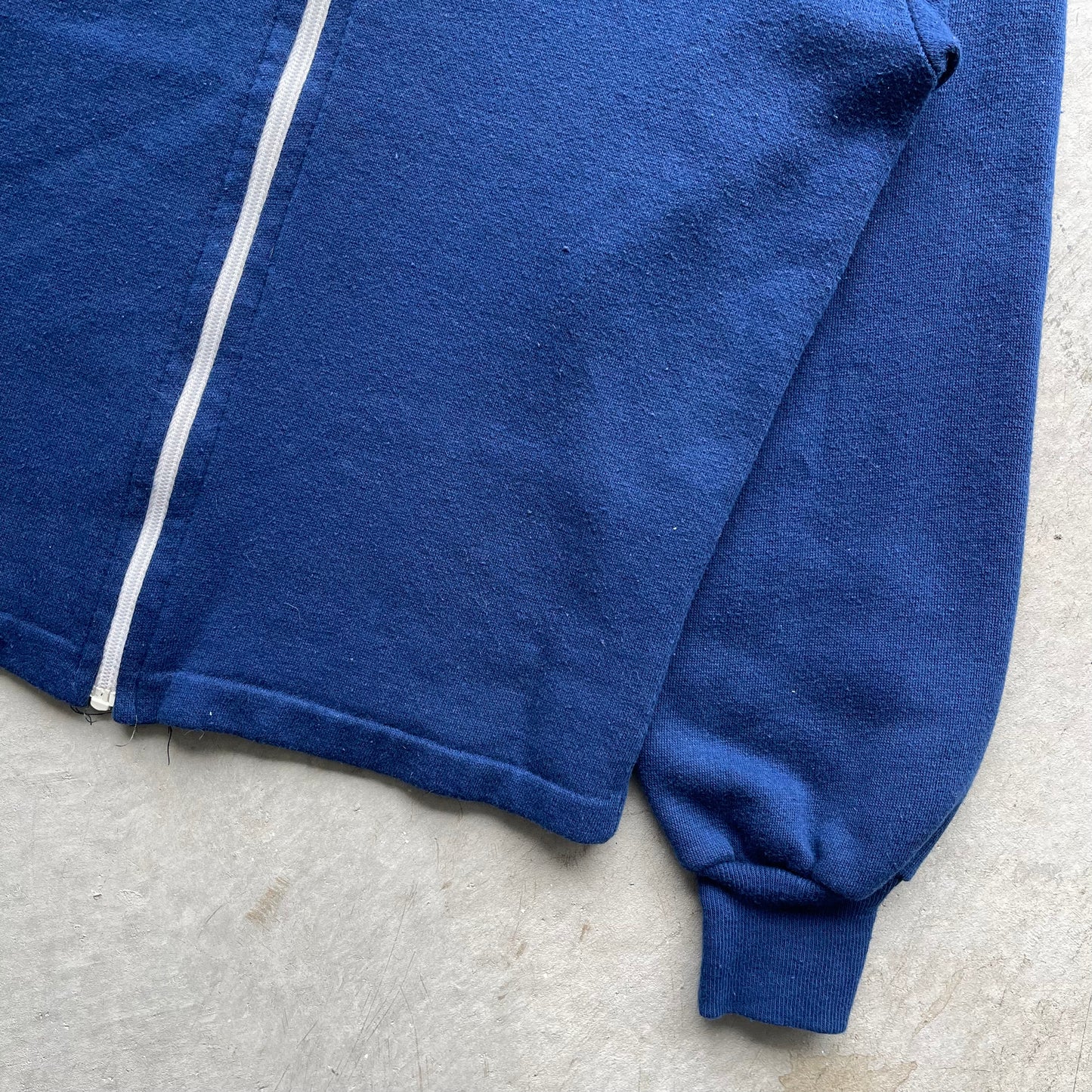 70s Zip Up Sweatshirt- S
