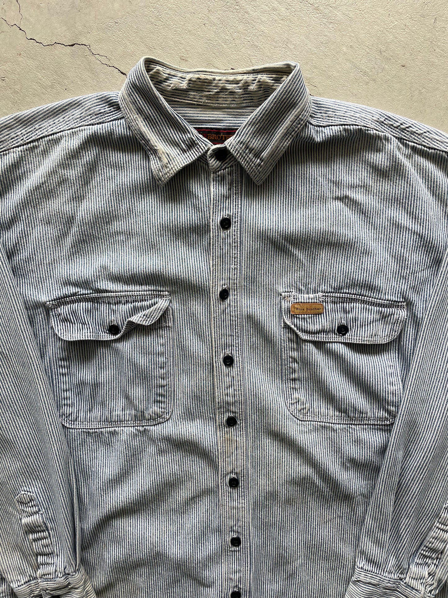 Brothers Seersucker Work Shirt-