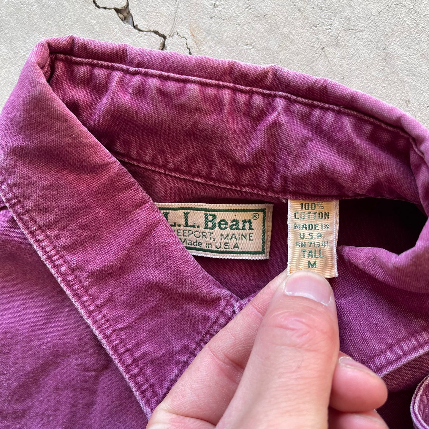 80s LL Bean Button Up- M