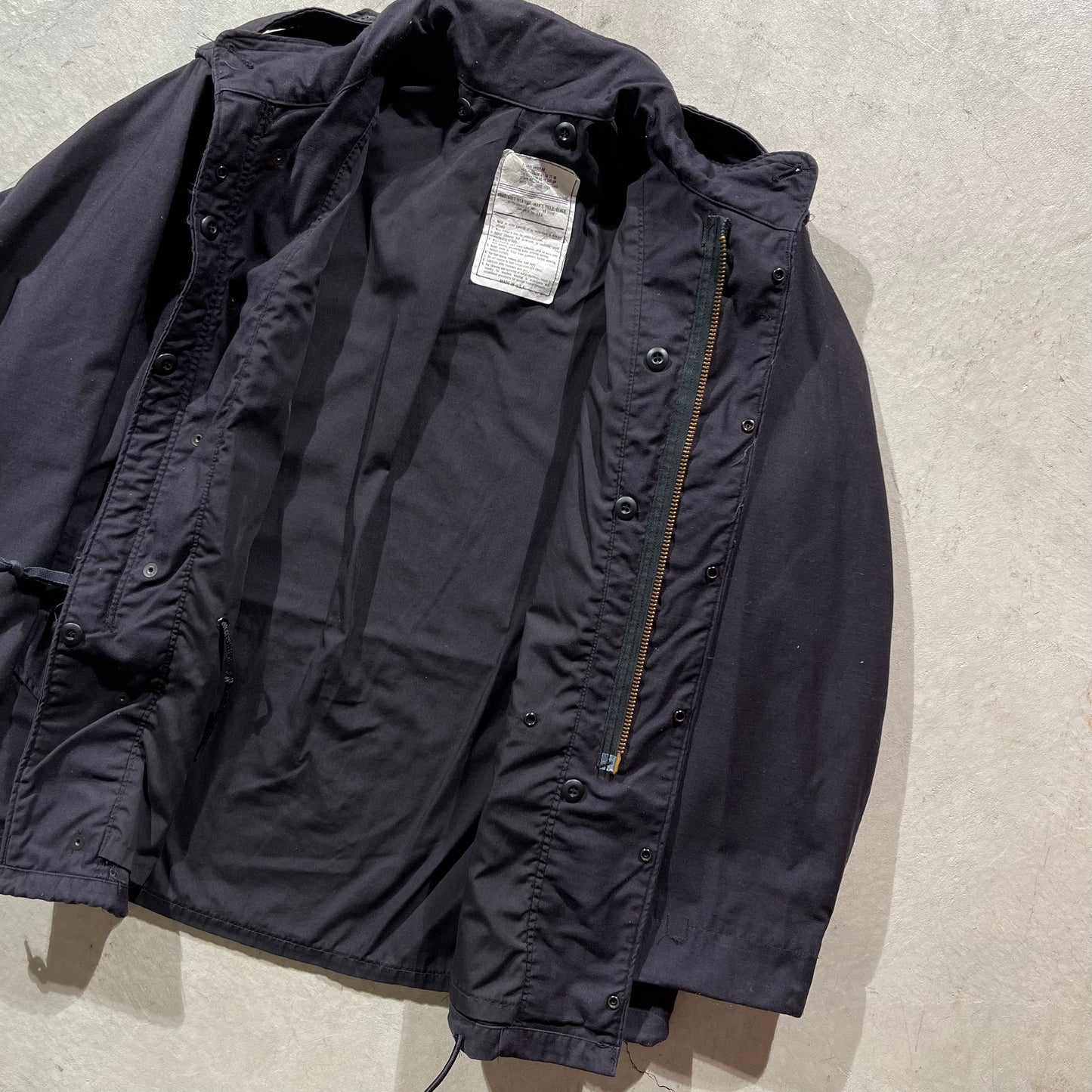 80s Alpha Industries Black Field Jacket- XL