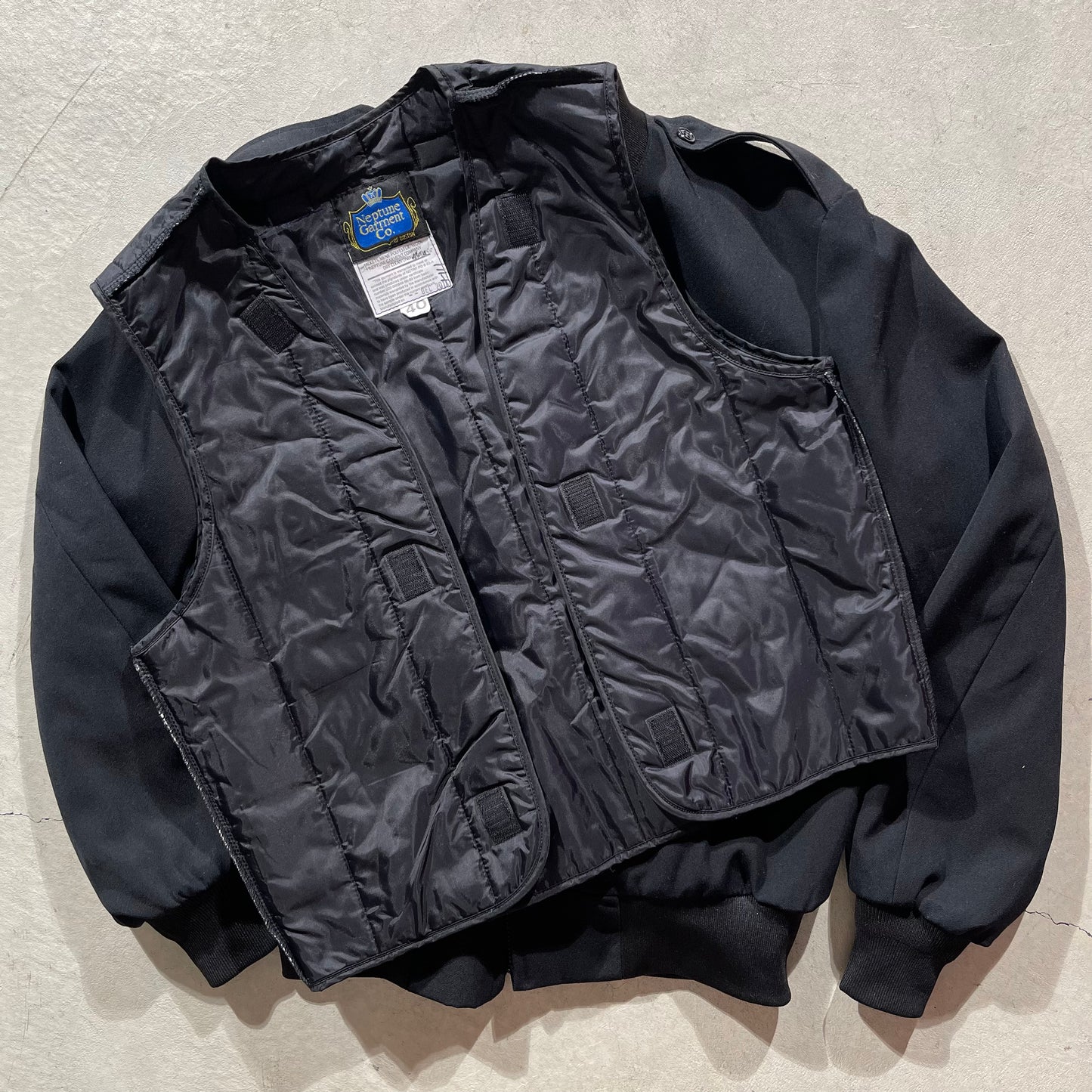 Dark Navy 2-in-1 Officers Jacket- M